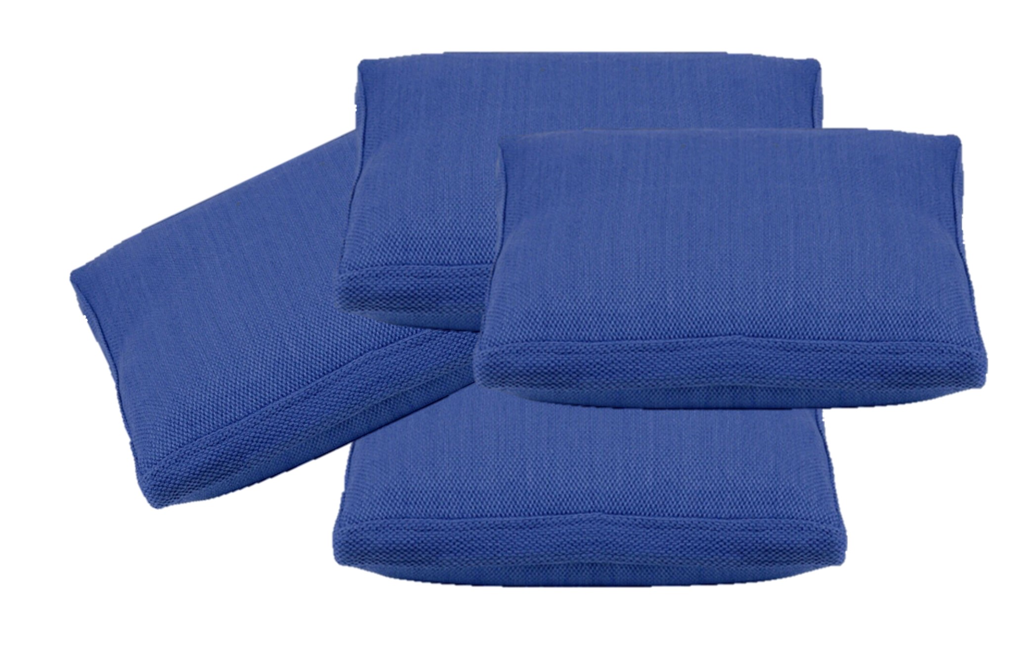 V416-466100E20PK4-142244-00 Pack of 4 Classic Sky Blue Large 56x56cm Box Sided Cushion Cover Chair pad covers - Image 1