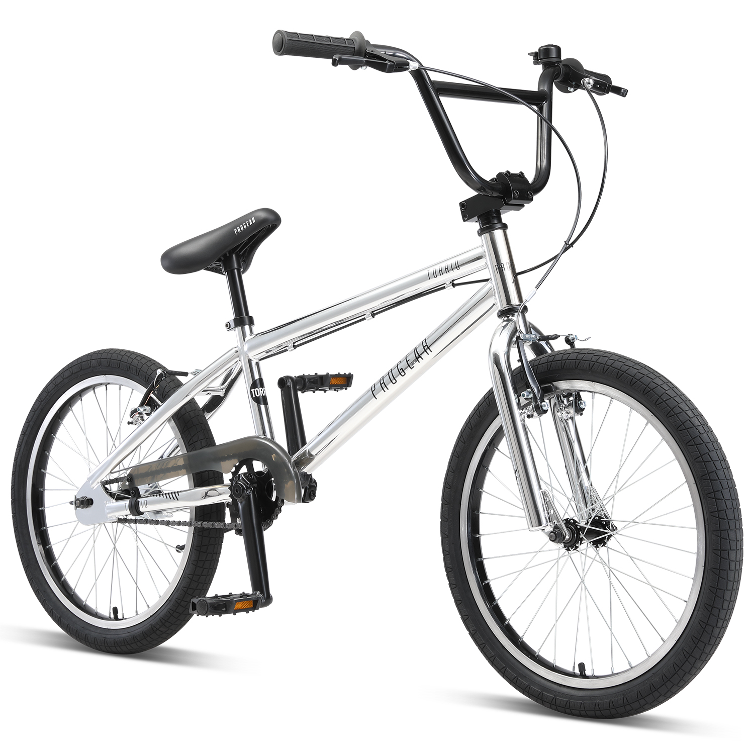 V420-BIKPTORRIDCRMO-89128-00 Progear Bikes Torrid BMX Bike 20" in Metallic Chrome - Image 1
