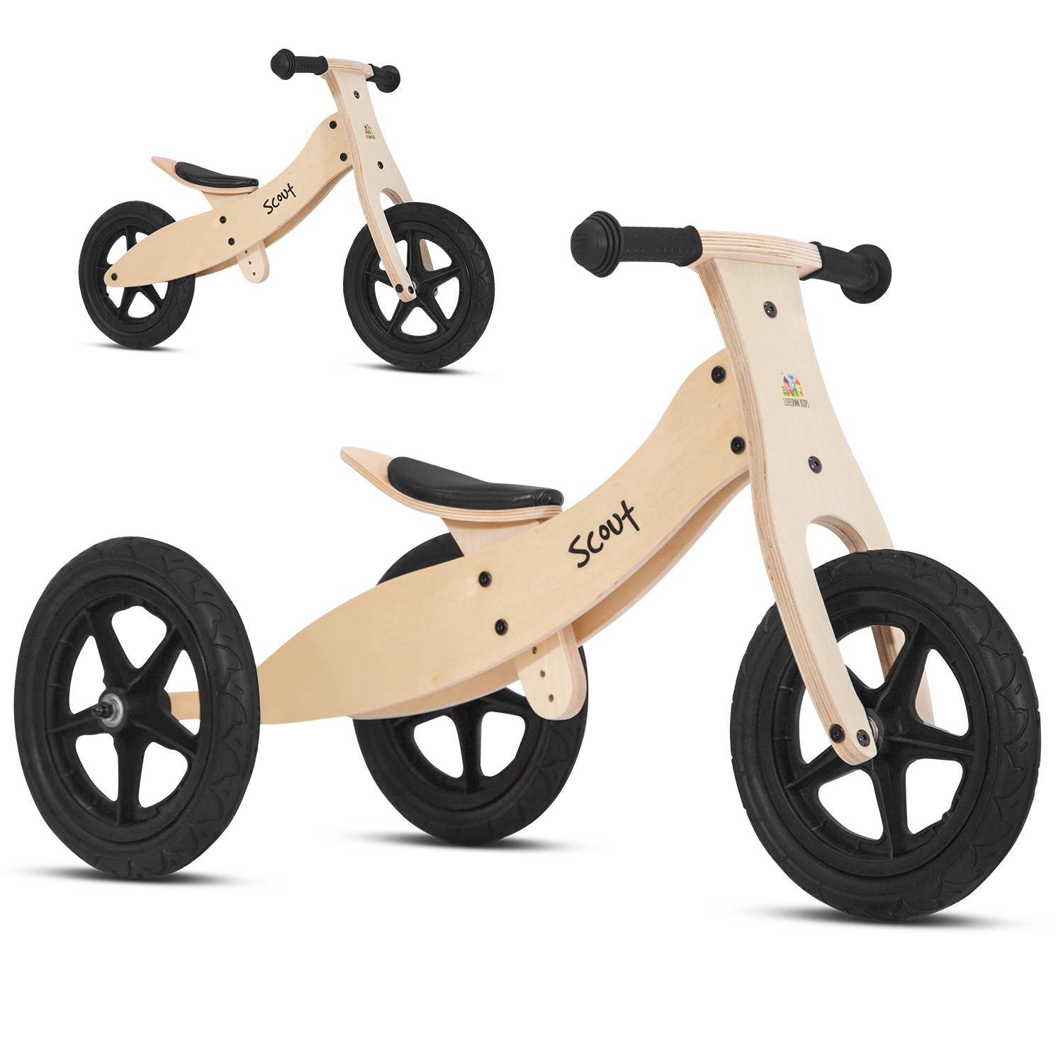 V420-BIKSCOUT-88868-00 Lifespan Kids Scout 2-in-1 Balance Bike & Trike - Image 1