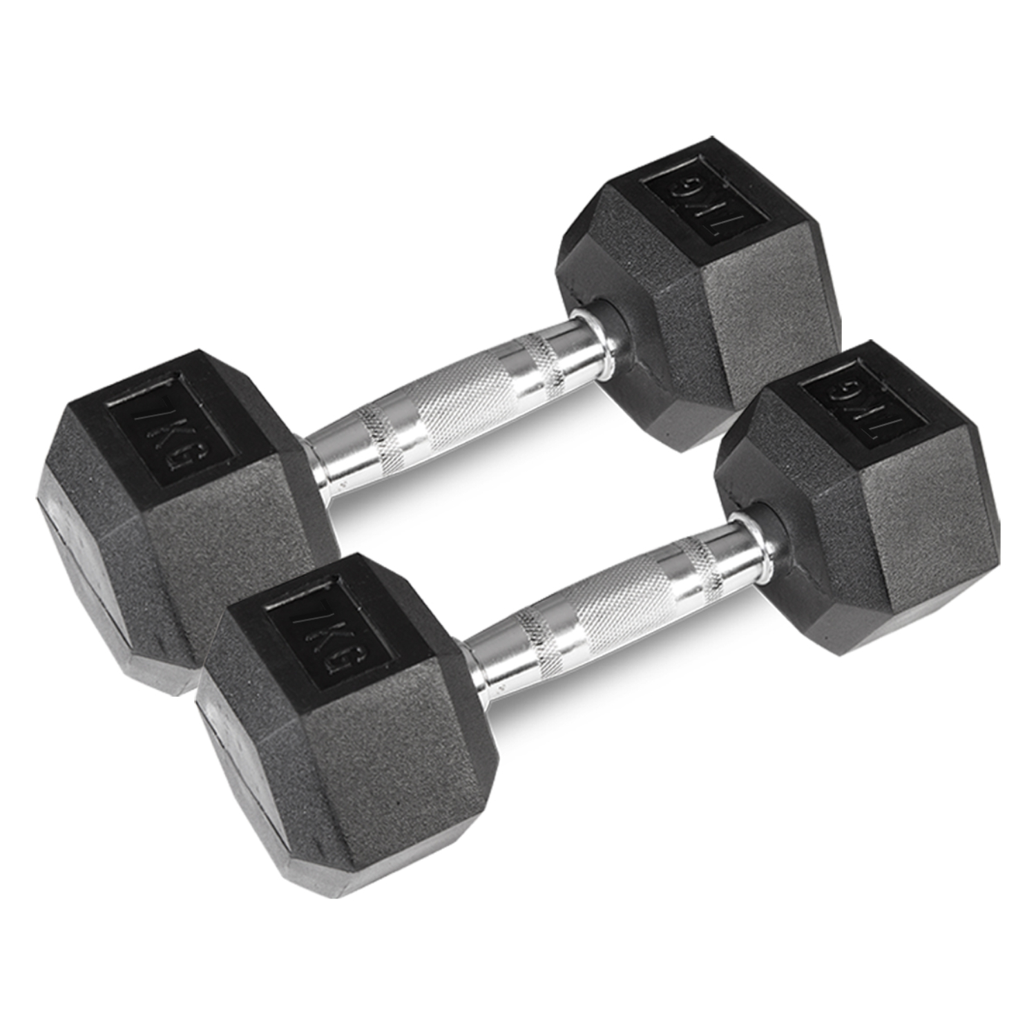 V420-CSST-DBH070-2-88008-00 CORTEX 7kg Hex Dumbbell (Pair) - Image 1