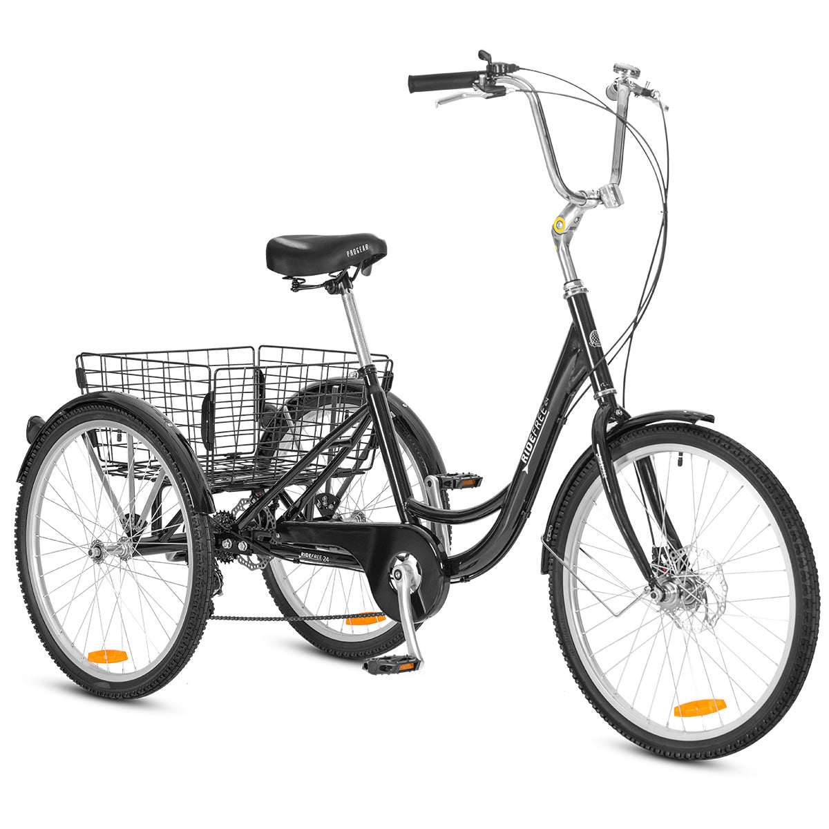 V420-PGTR-RFREE24BK-197764-00 Progear RideFree 24" Tricycle Black - Image 1