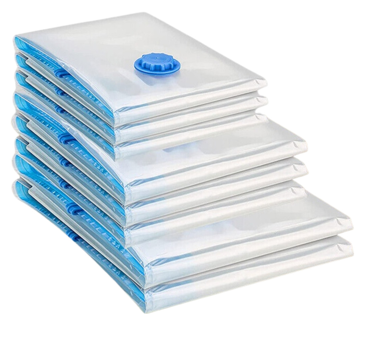 V424-HY-SPACE9-74591-00 9 Pack Space Saver Vacuum Seal Storage Bag Kit, 2 Large, 5 Medium & 2 Small - Image 1