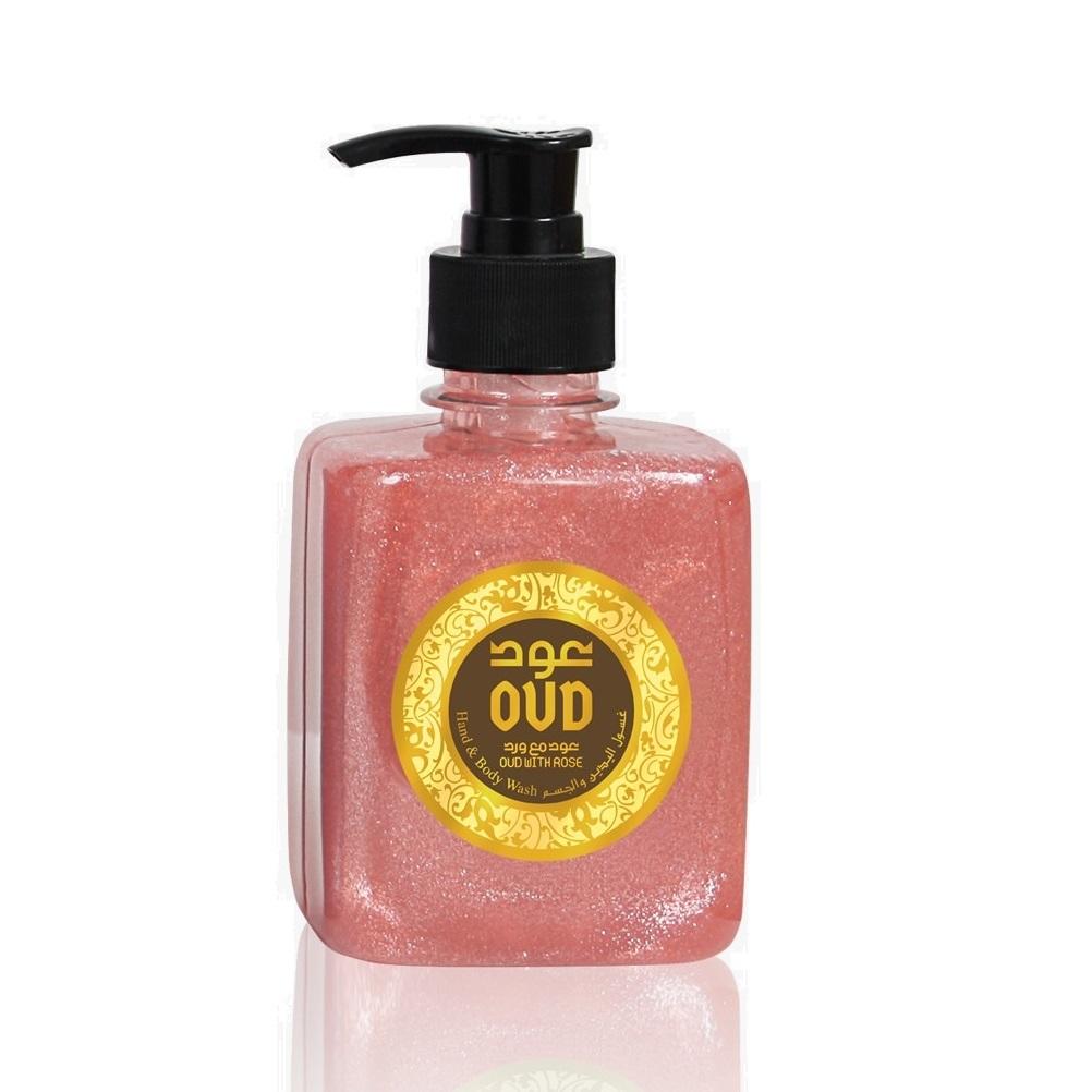V433-SCH111-72032-00 Oud & Rose Hand & Body Wash 300mL - Image 1