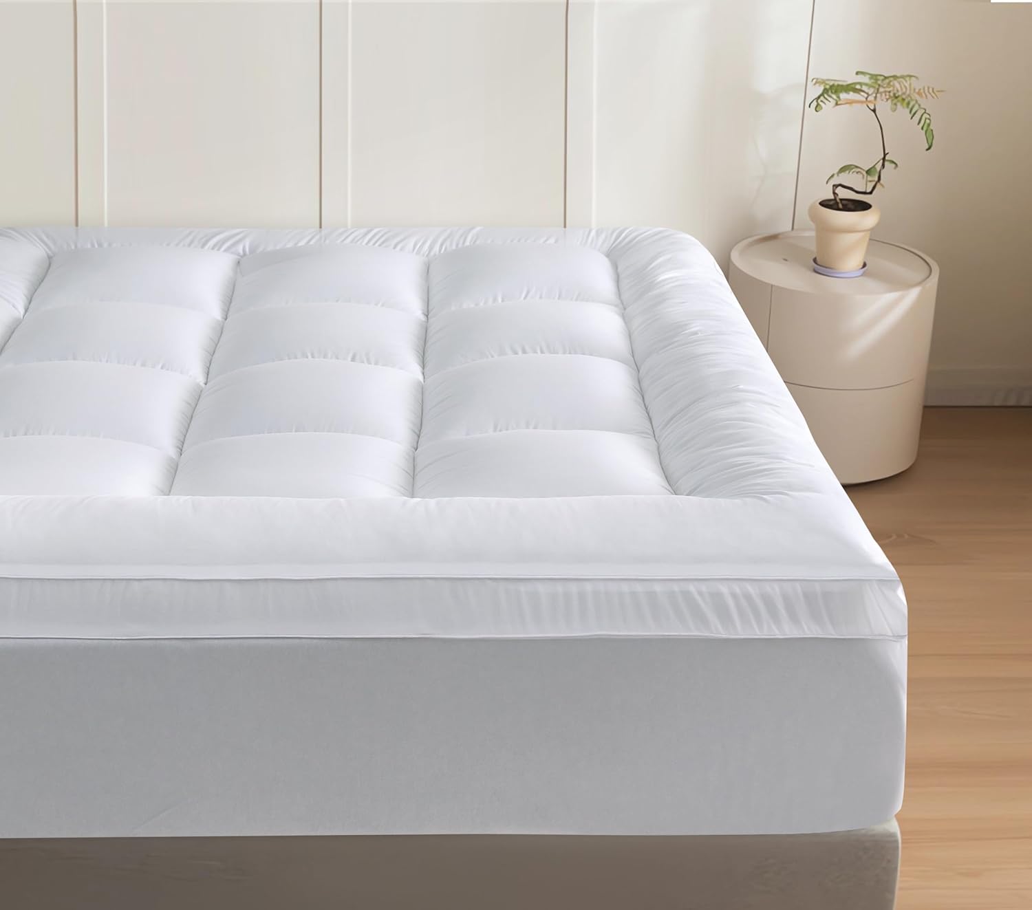 V439-ATOPPER1000-191286-00 Luxurious Extra Thick 1000GSM Mattress Topper -Single size - Image 1