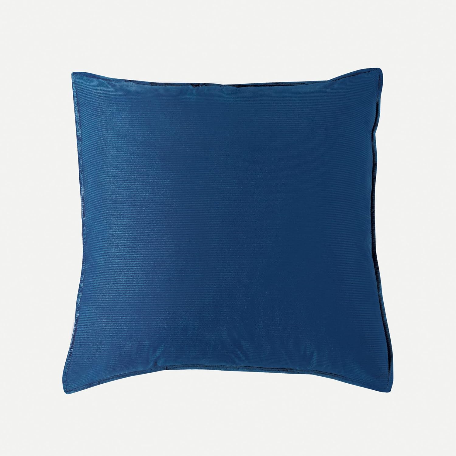 V439-EPCNAVYV-191027-00 Super Soft Textured Corduroy Velvet European Pillowcase - Navy Blue - Image 1