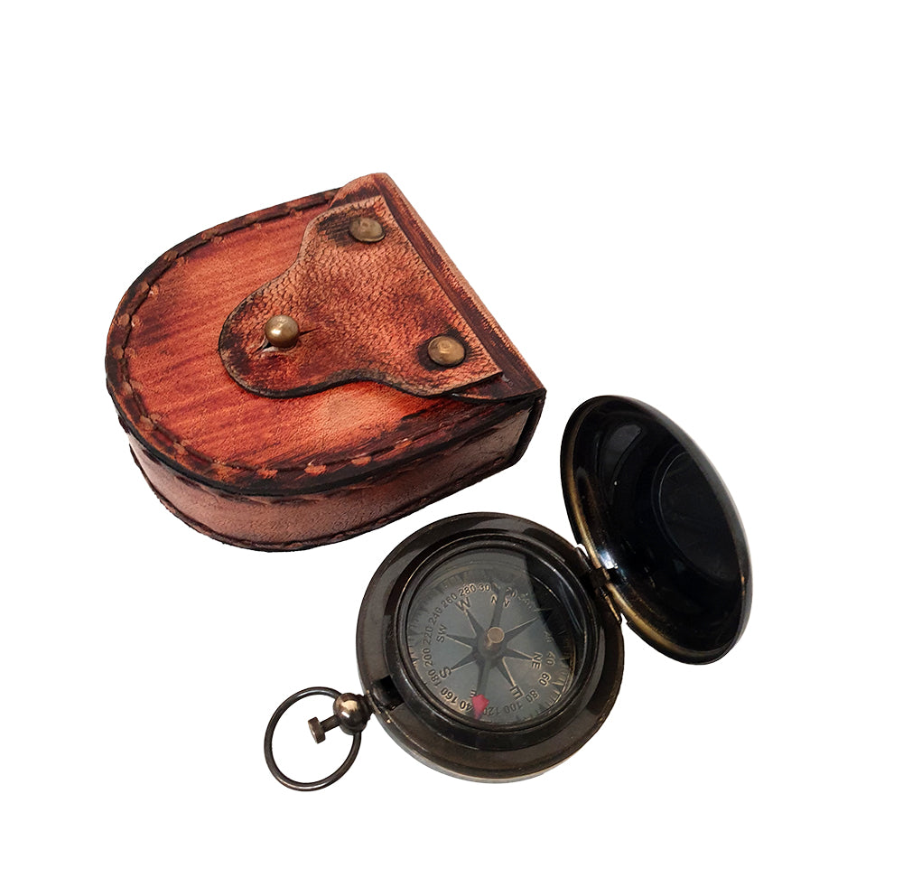 V440-CN111-76794-00 Ross London- 45mm Pocket Compass - Image 1