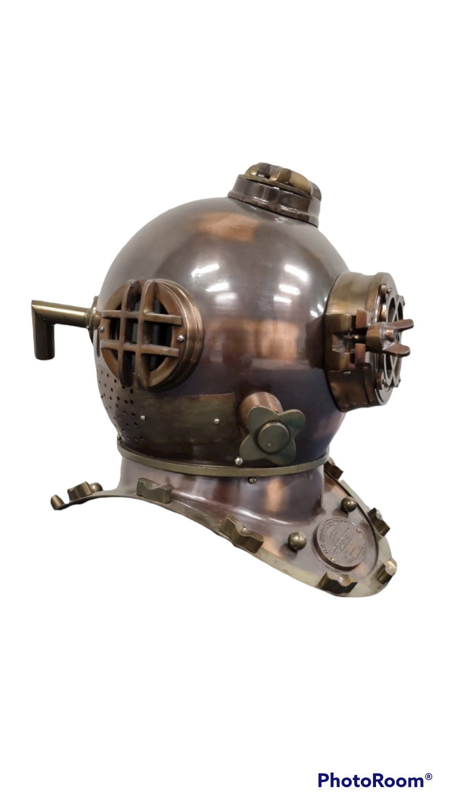 V440-DH103F-76788-00 US Navy Mark V Diving Helmet – Dark Antique Finish - Image 1