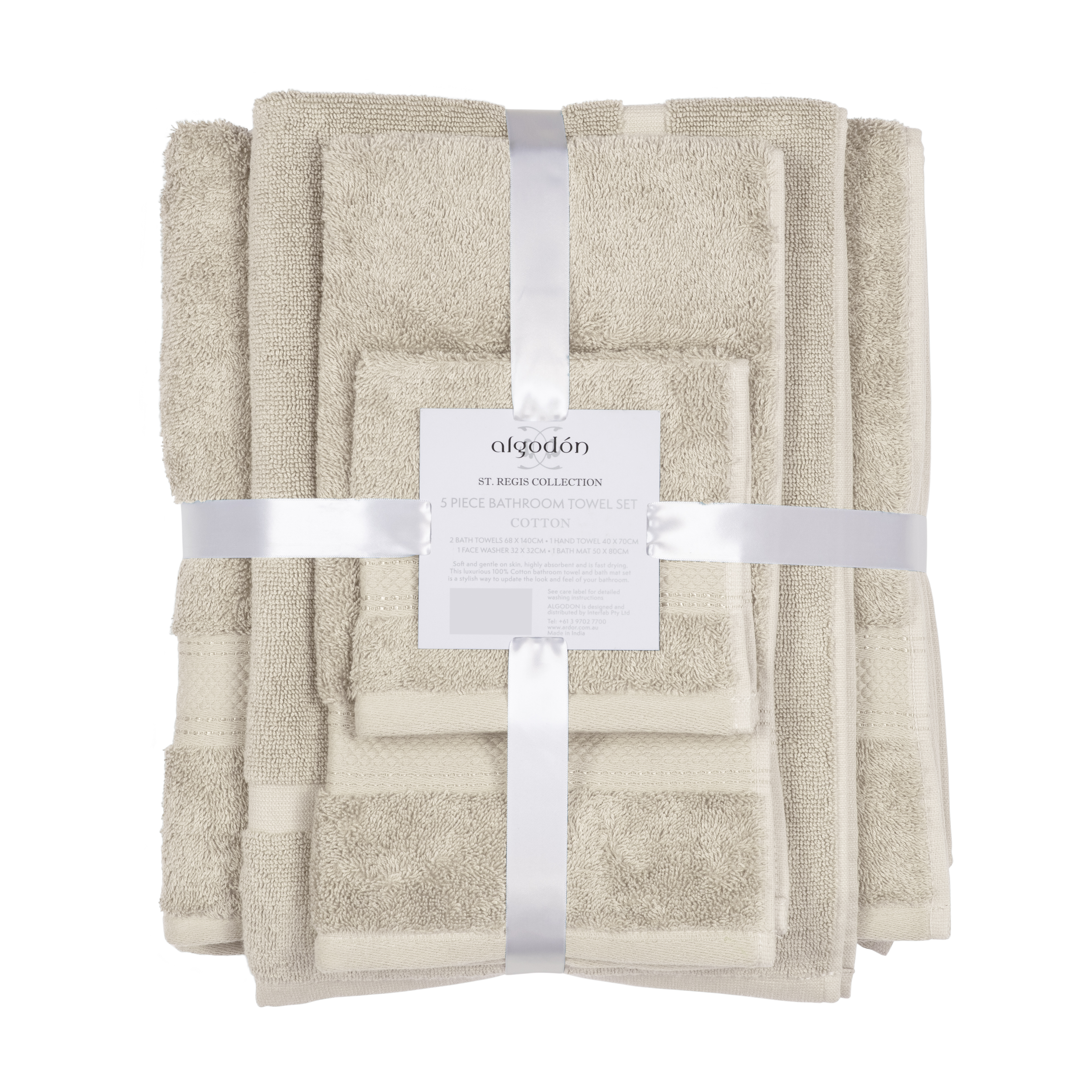 V441-TP4604STO5PC-90488-00 St Regis Collection TOWEL PACK - 5PC - 5 PACK - Image 1