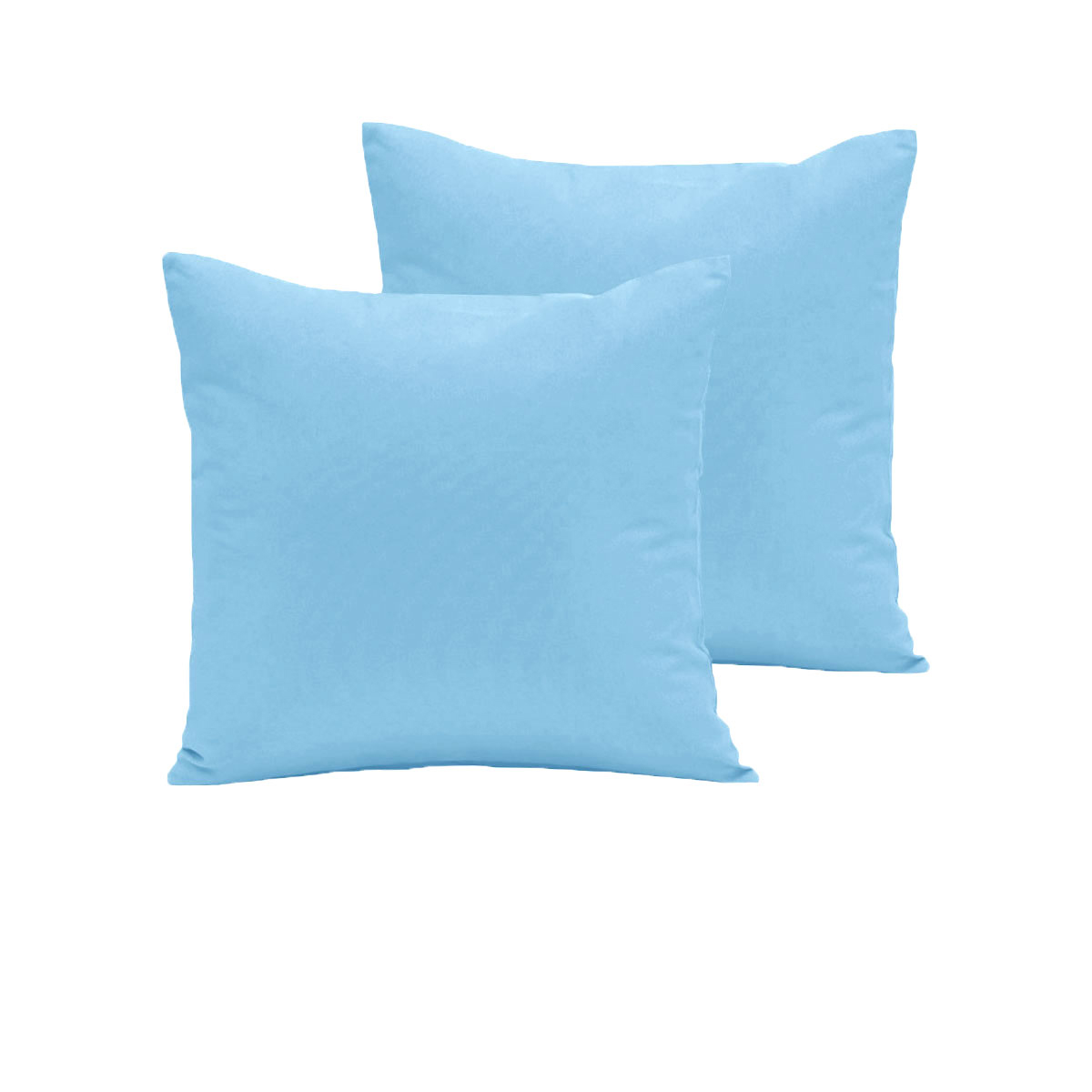 V442-ABR-PILLOWC-280TCPAIR-SKY-EU-97010-00 Pair of 280TC Polyester Cotton European Pillowcases Sky - Image 1