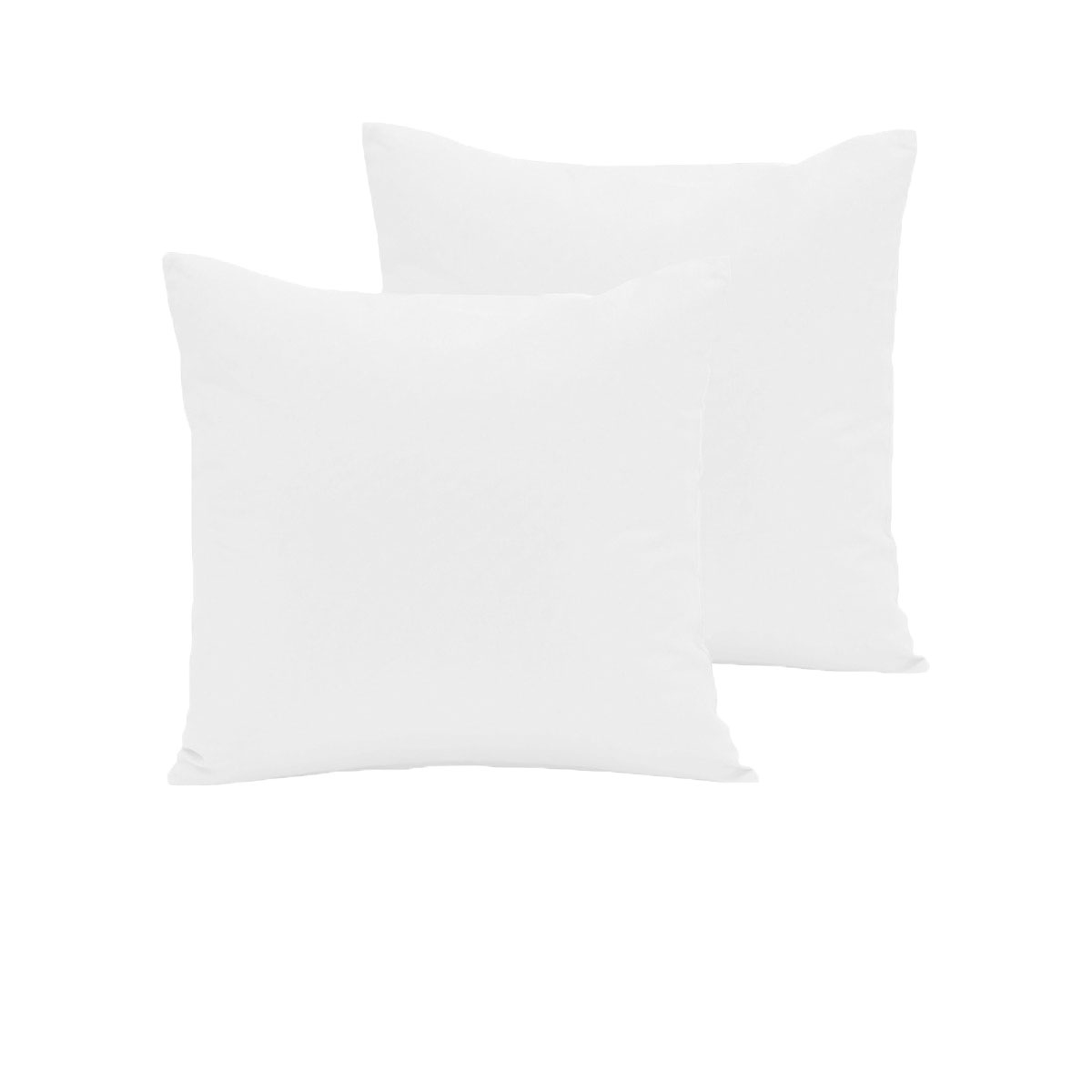 V442-ABR-PILLOWC-280TCPAIR-WHITE-EU-97013-00 Pair of 280TC Polyester Cotton European Pillowcases White - Image 1