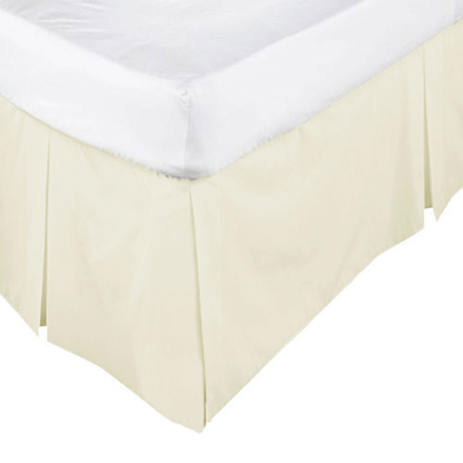V442-ASU-VALANCE-PLEATED-ECRU-SB-96942-00 ASSUN Box Pleated Valance Ecru SINGLE - Image 1