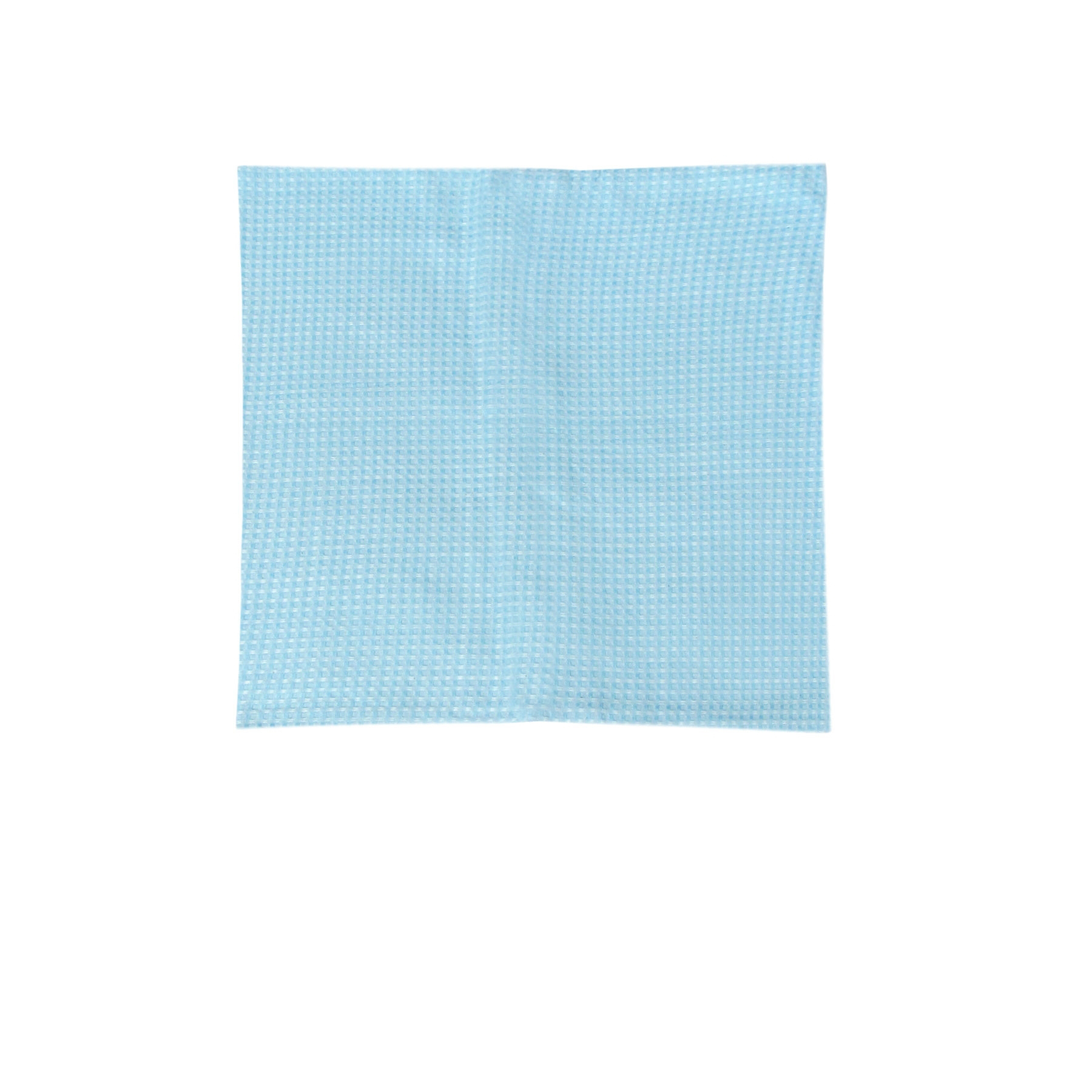 V442-ATX-CUSHIONC-COTTONWAFFLE-SKY-SQ-79386-00 Cotton Waffle Cushion Cover Sky - Image 1