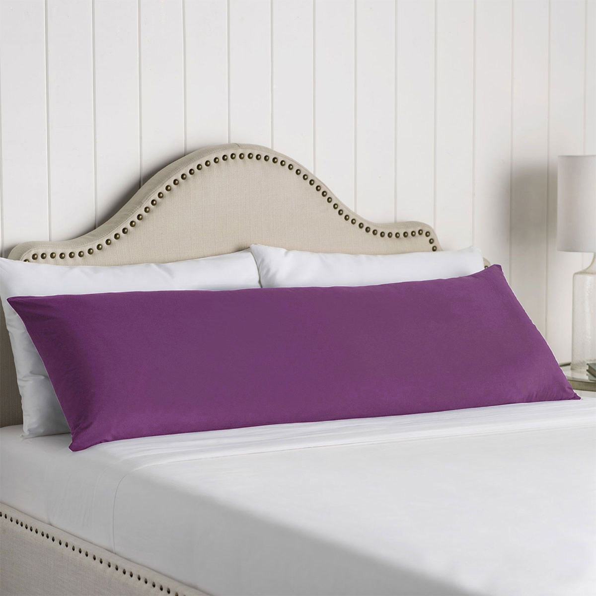V442-ATX-PILLOWC-COTTONBODY-PURPLE-BO-202503241645-00 Artex 100% Cotton Body Pillowcase Purple - Image 1