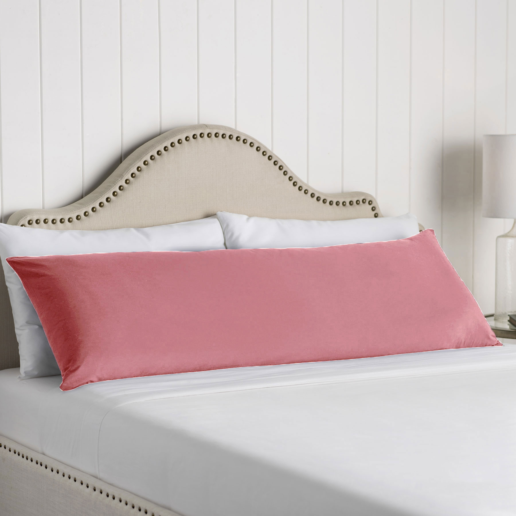 V442-ATX-PILLOWC-COTTONBODY-ROSE-BO-79273-00 Artex 100% Cotton Body Pillowcase Rose - Image 1