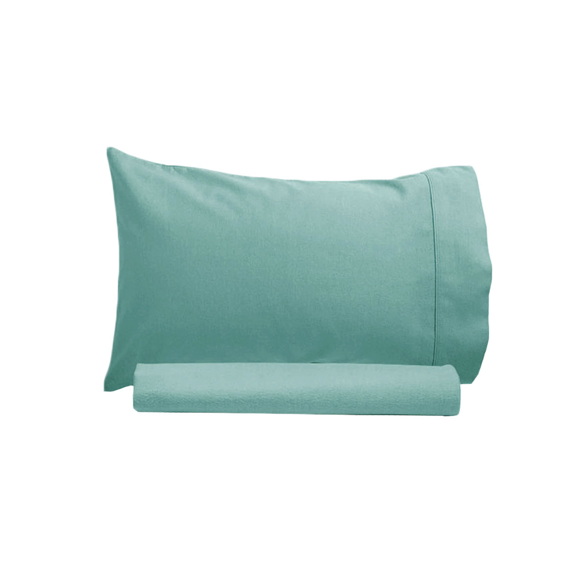 V442-ATX-SHEETS-COTTON250TC-TEAL-SB-79439-00 Artex 250TC 100% Cotton Sheet Set Single Teal - Image 1