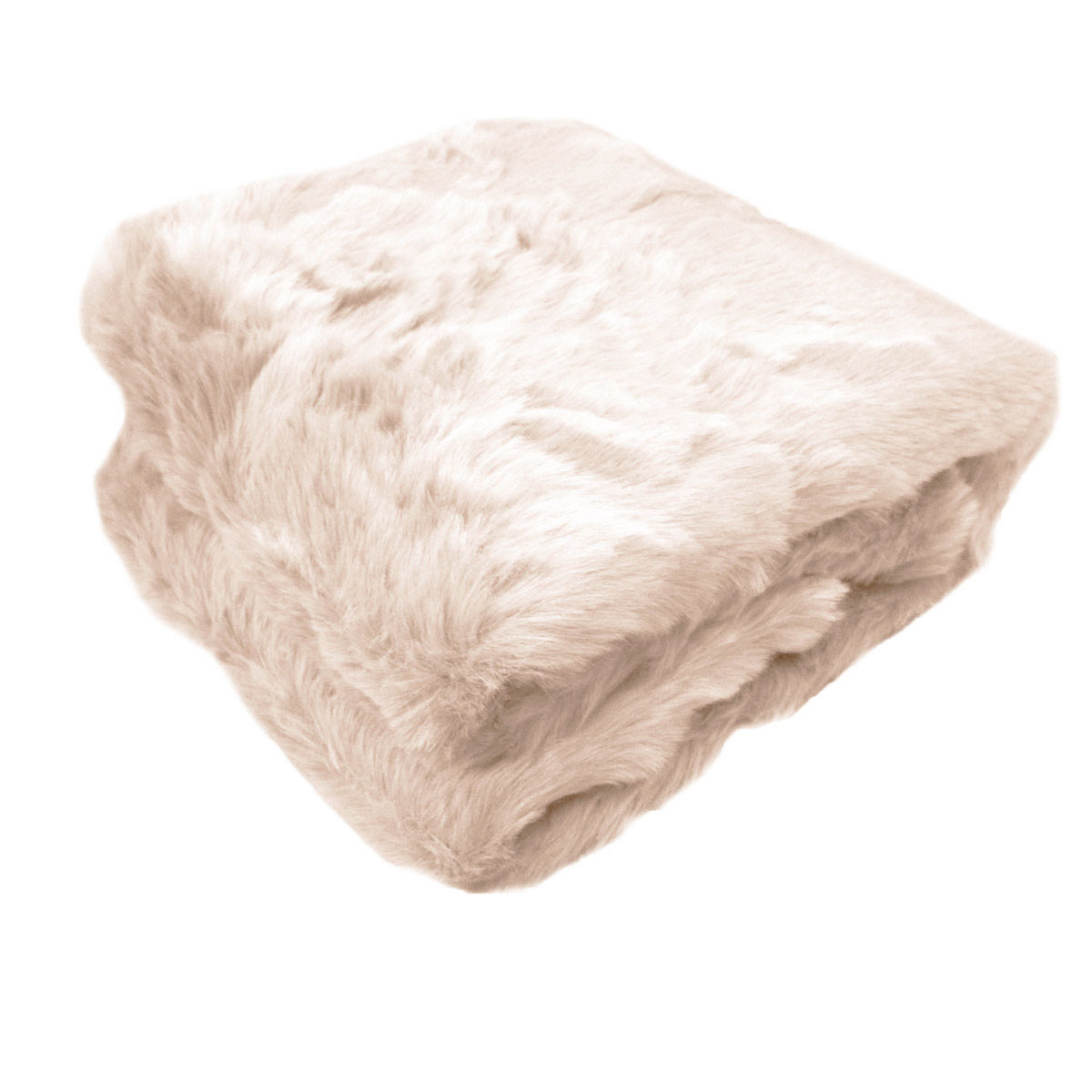 V442-ATX-THROW-23LUXARIANA-PEACH-RE-202503121036-00 Ariana Long Fleece Faux Fur Throw Rug Peach - Image 1