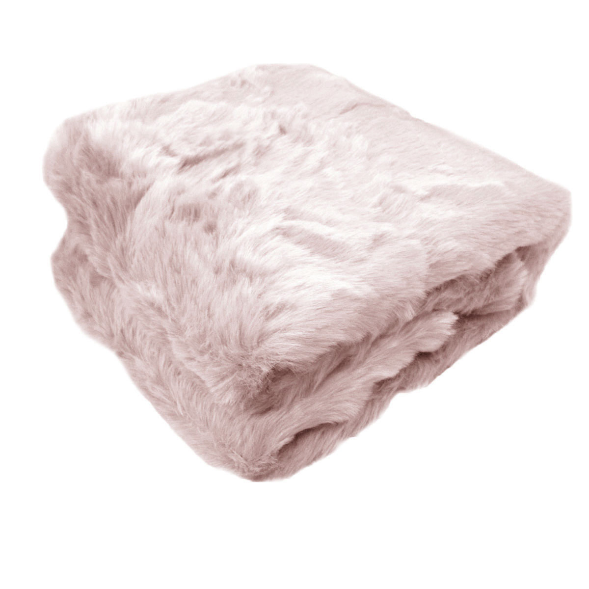 V442-ATX-THROW-23LUXARIANA-PINK-RE-202503121036-00 Ariana Long Fleece Faux Fur Throw Rug Pink - Image 1
