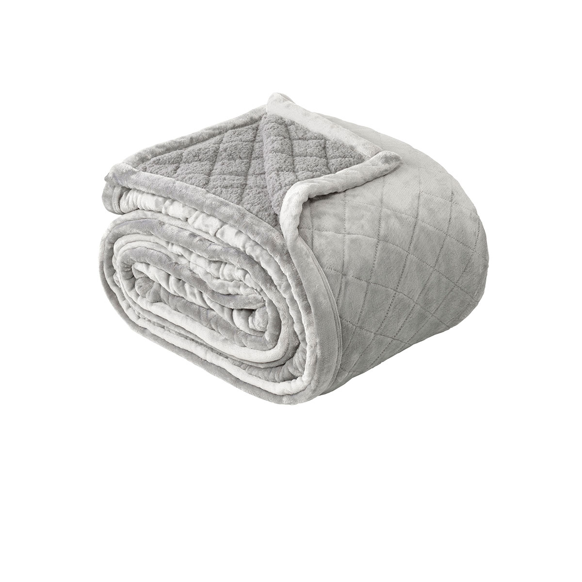 V442-BCA-BLANKET-MANSFIELD-ALUMINIUM-DS-202738-00 Bianca Mansfield Aluminium Blanket Single/Double - Image 1