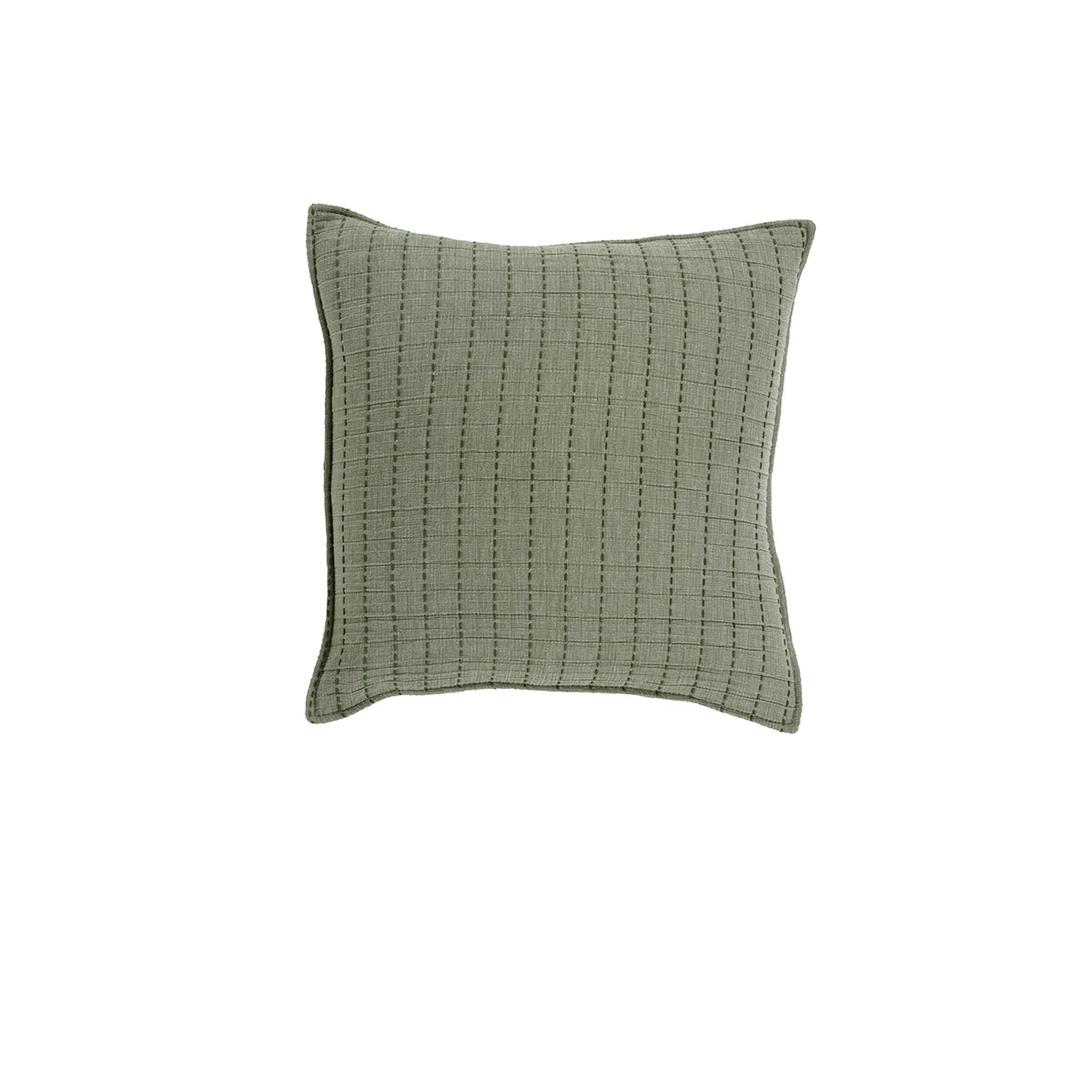 V442-BCA-CUSHION-BARI-GREEN-SQ-202502260940-00 Bianca Bari Green Coordinate Square Filled Cushion 43 x 43cm - Image 1