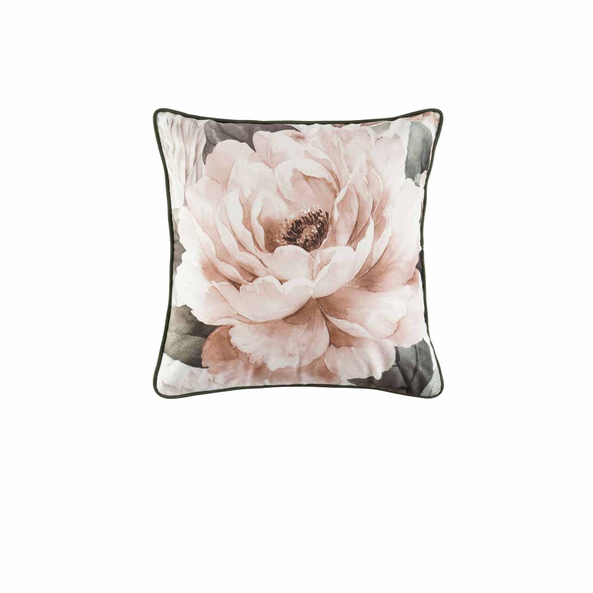 V442-BCA-CUSHION-SOMERSET-WHITE-SQ-202505231021-00 Bianca Somerset White Velvet Square Filled Cushion 43 x 43cm - Image 1