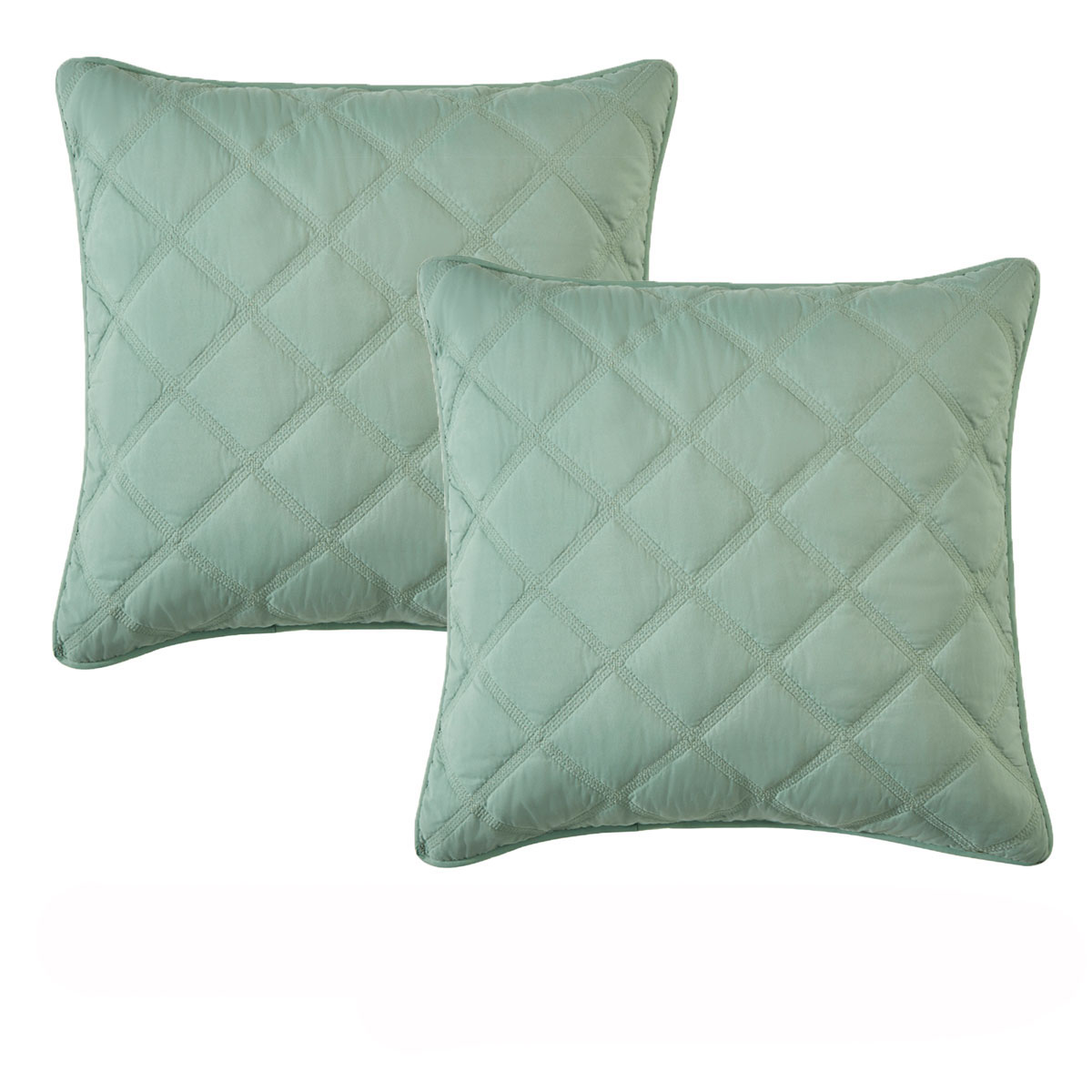 V442-BCA-PILLOWC-BARCLAY-OLIVE-EU-202979-00 Bianca Pair of Barclay Olive European Pillowcases 65 x 65cm - Image 1