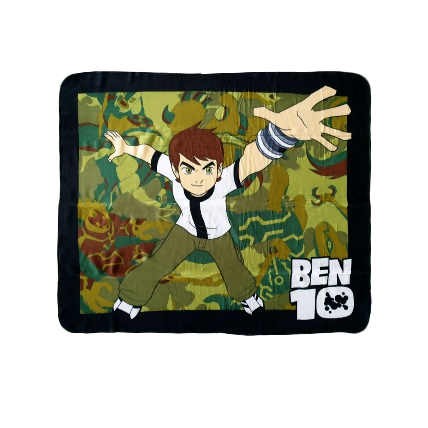 V442-CAP-THROW-BEN10-MULTI-RE-98546-00 Polar Fleece Throw Rug Ben 10 - Image 1