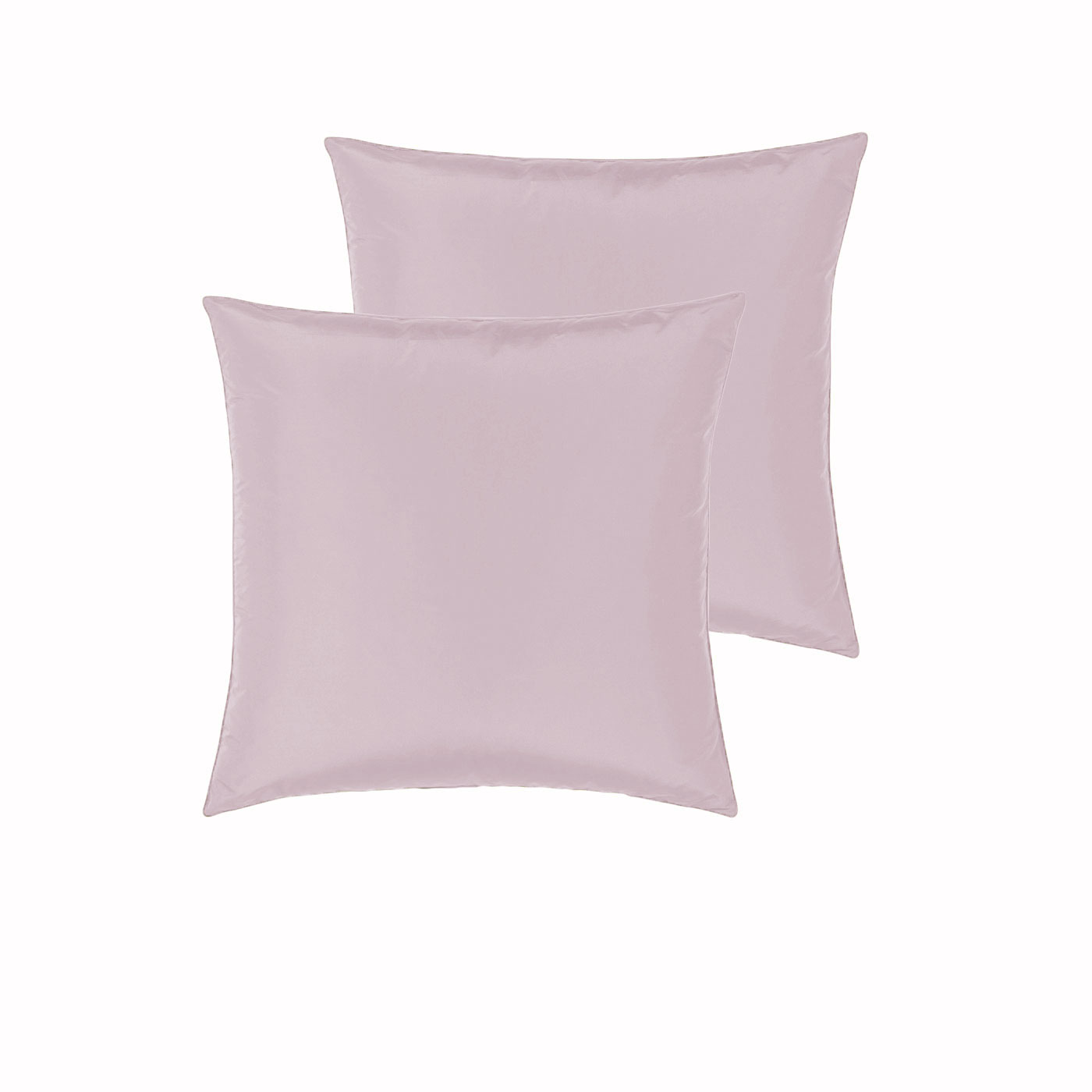 V442-END-PILLOWC-SATIN-CORAL-EU-98799-00 PepperMIll Satin European Pillowcases ( Pair ) CORAL - Image 1