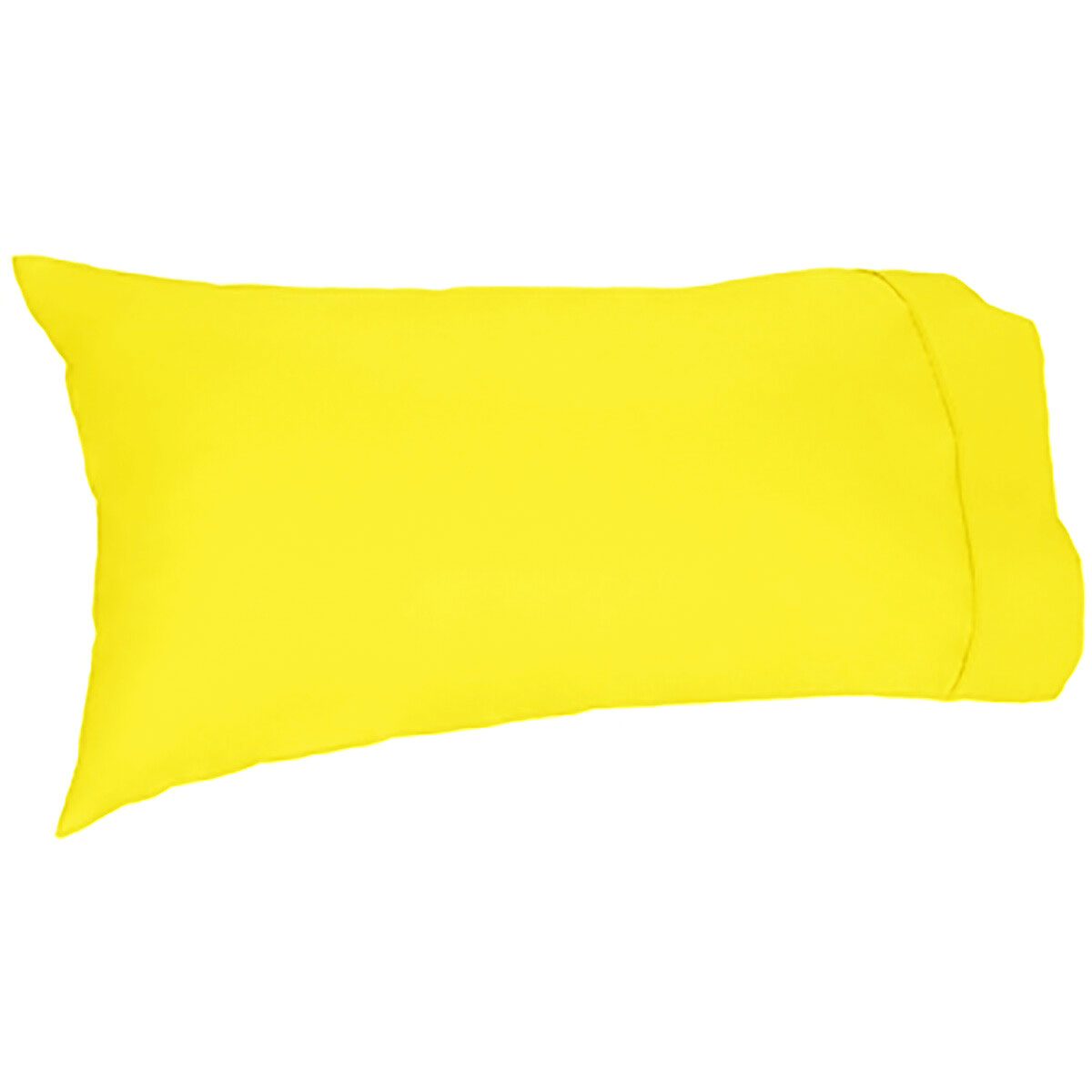 V442-ERT-PILLOWC-250TC-YELLOW-KI-78099-00 Easyrest 250tc Cotton King Pillowcase Yellow - Image 1