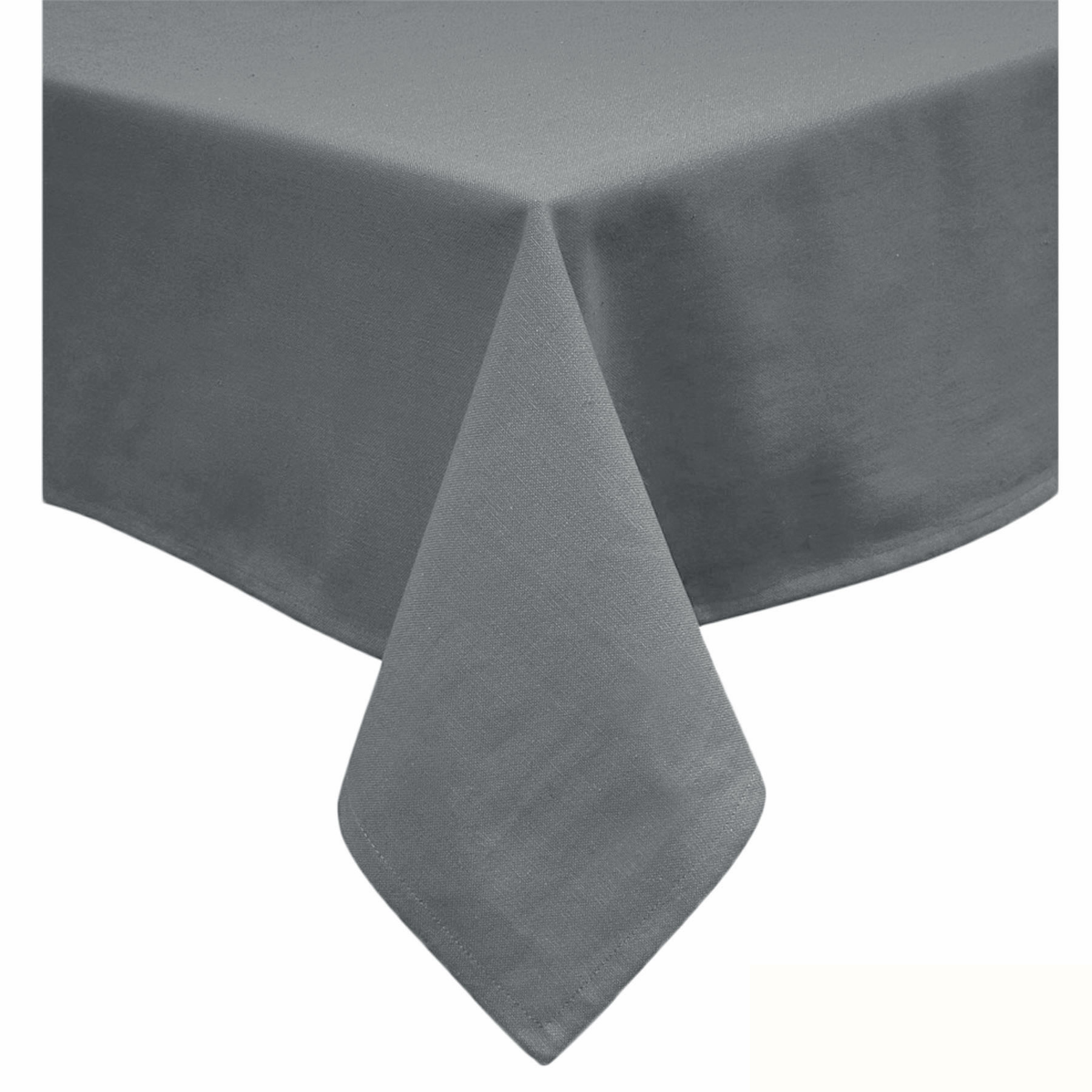 V442-GNA-TABLEC-COTTON-220OB-SLATE-117610-00 Hoydu Cotton Blend Table Cloth 180cm x 220cm - SLATE GREY - Image 1