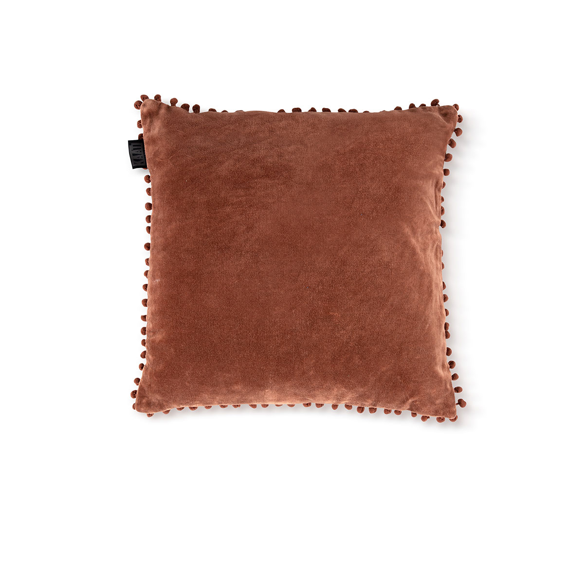 V442-HIN-CUSHION-SVENJA-TERRA-SQ-82955-00 Bedding House Svenja Terracotta Filled Square Cushion - Image 1