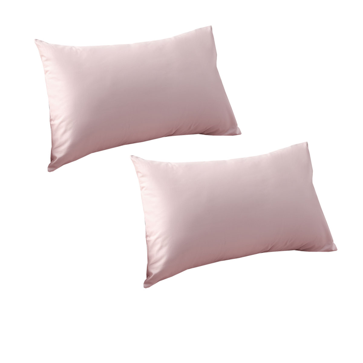 V442-HIN-PILLOWC-BAMBOOCOTTON-BLUSH-ST-190154-00 Accessorize Blush 400TC Bamboo Cotton Pair of Standard Pillowcases 48 x 73 + 15cm - Image 1