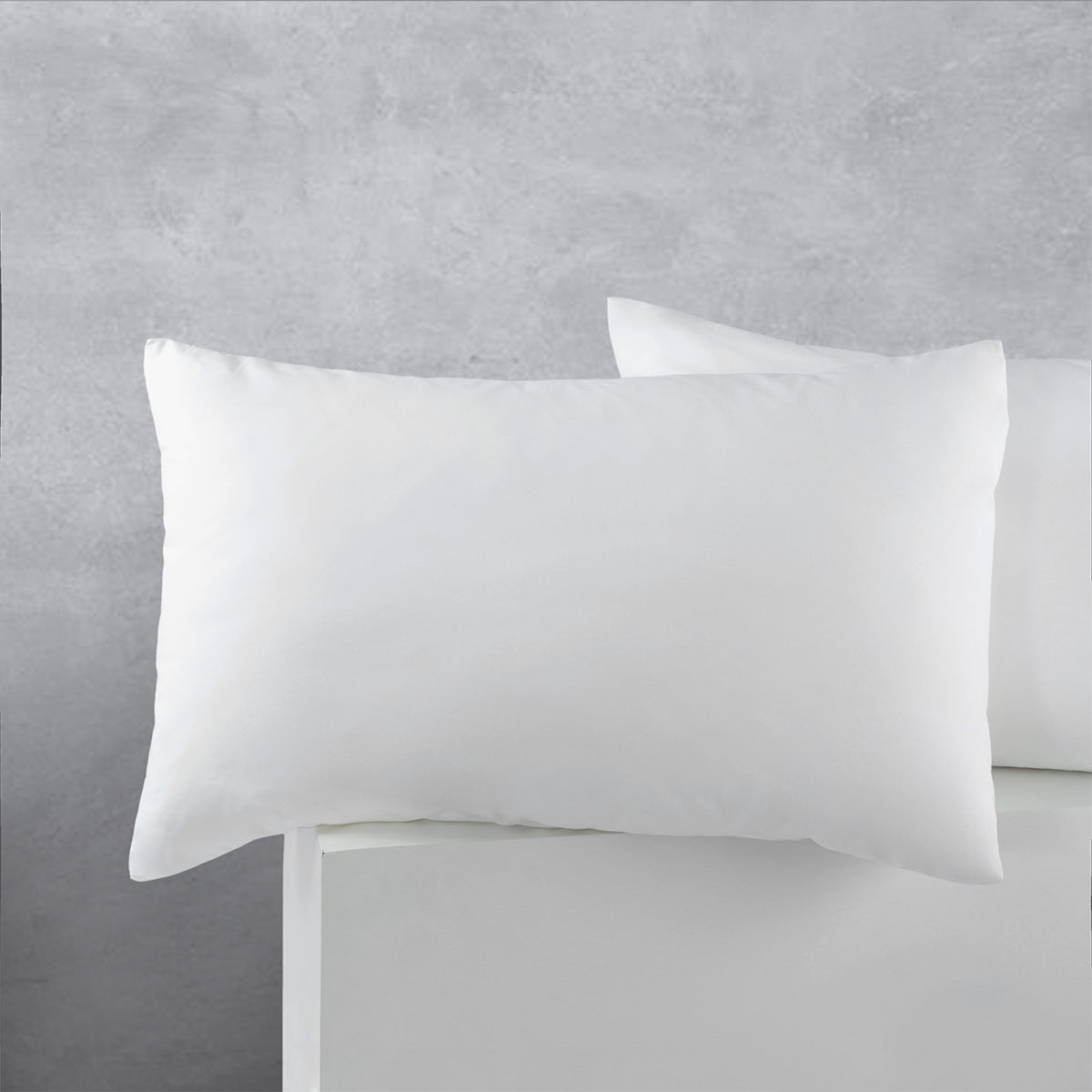 V442-HIN-PILLOWC-COTTONPOLYESTER-WHITE-ST-82769-00 Accessorize Pair of Cotton Polyester Standard Pillowcases White - Image 1