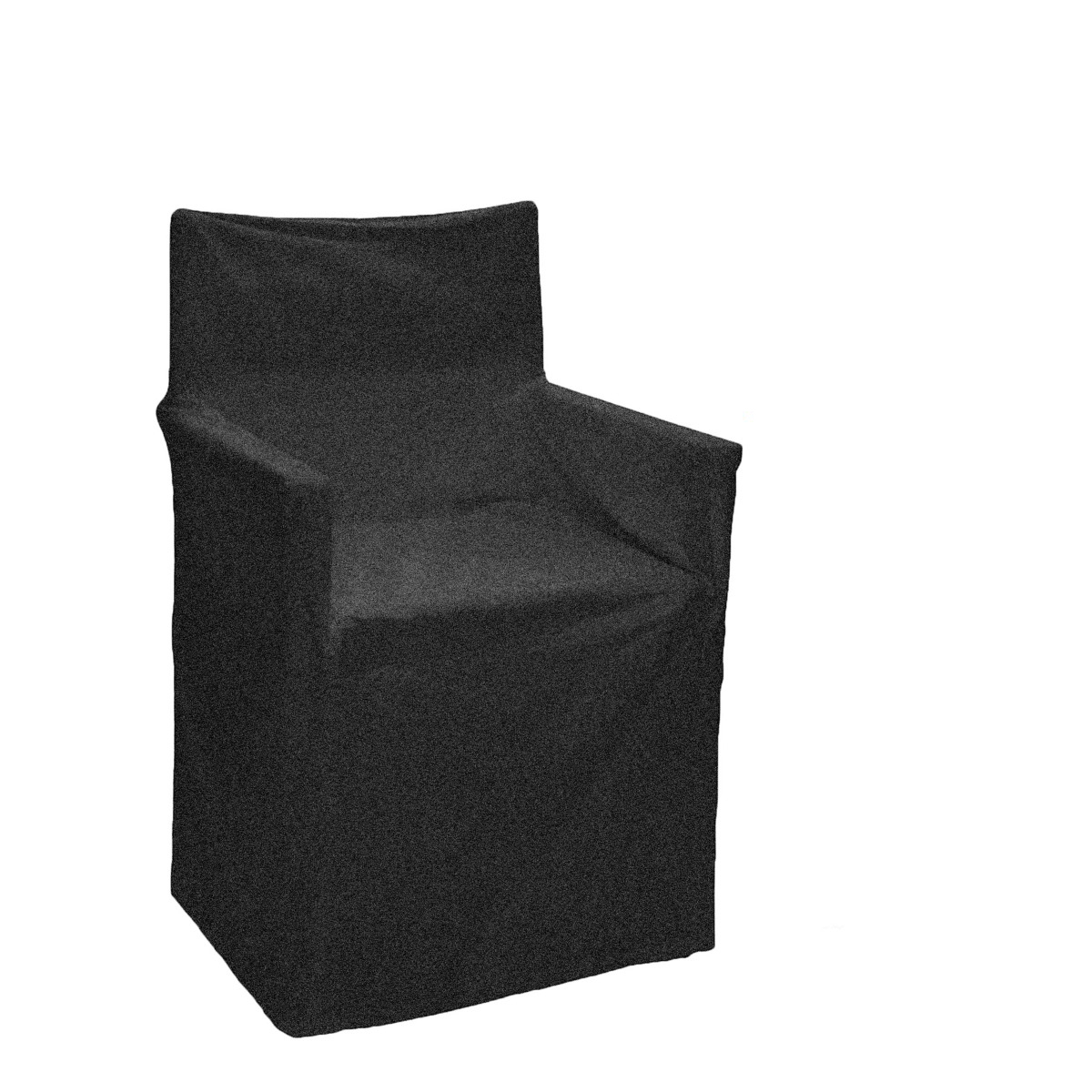 V442-IDC-COUCHC-DIRECTORPLAIN-BLACK-SH-78691-00 IDC Homewares Cotton Director Chair Cover Black - Image 1