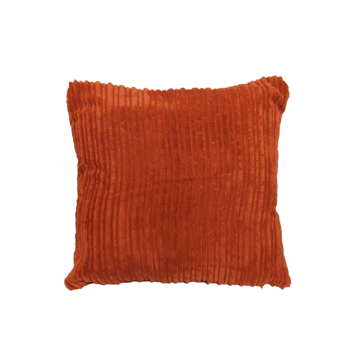 V442-IDC-CUSHION-CORDUROY-PUMPKIN-SQ-78430-00 Corduroy Corduroy Pumpkin Filled Cushion 43 x 43 cm - Image 1