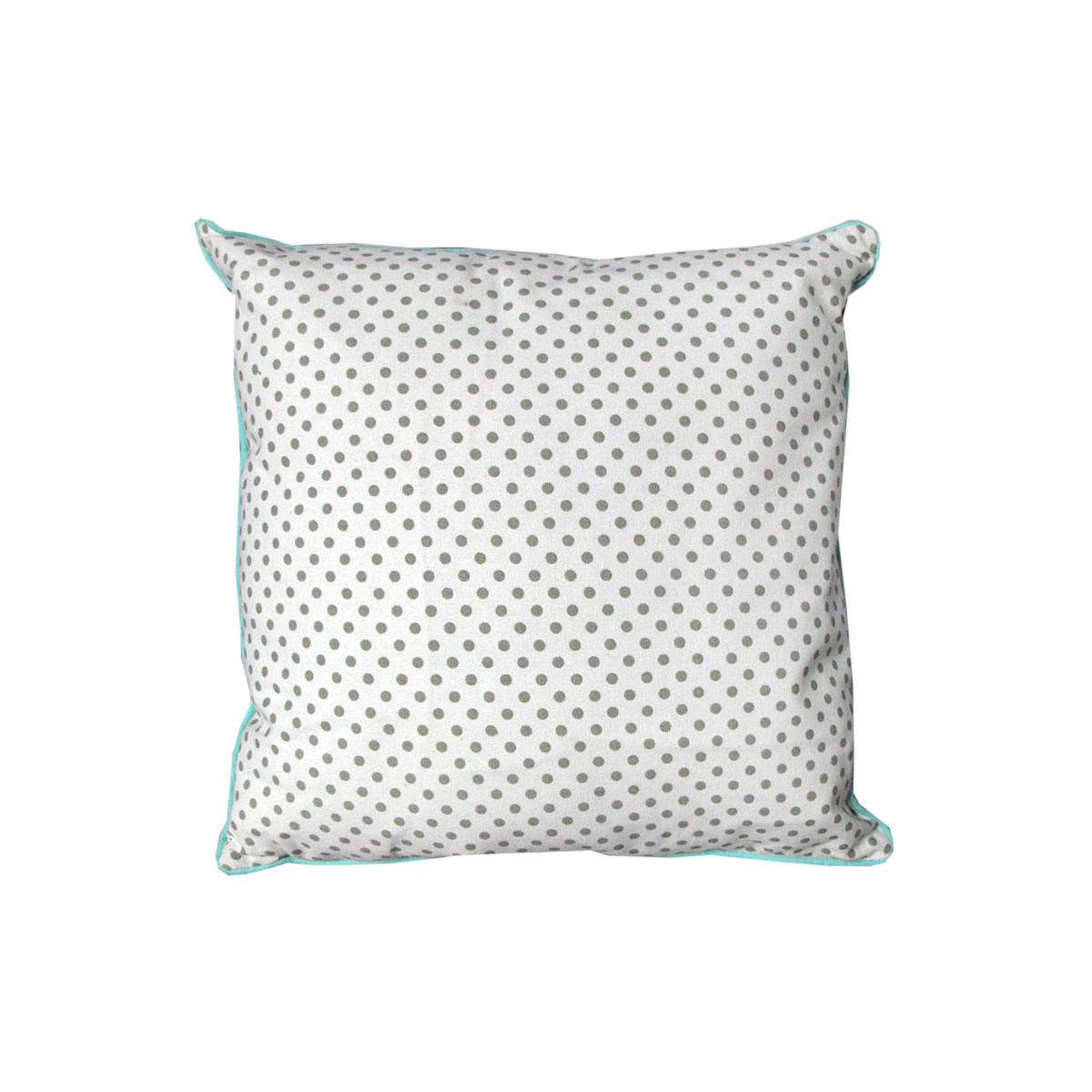 V442-IDC-CUSHION-LANAPOLKA-BLUE-SQ-78467-00 J.Elliot Home Lana Polka Blue Filled Cushion - Image 1