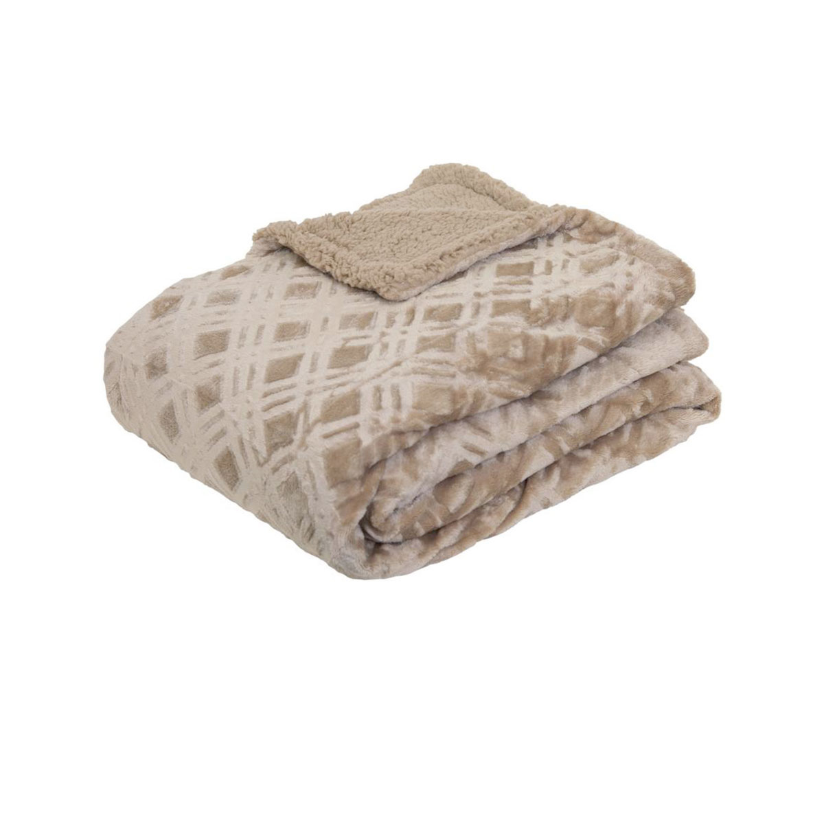 V442-IDC-THROW-VIDA-SANDSTONE-RE-78532-00 J.Elliot Home Vida Microplush Throw Sandstone - Image 1