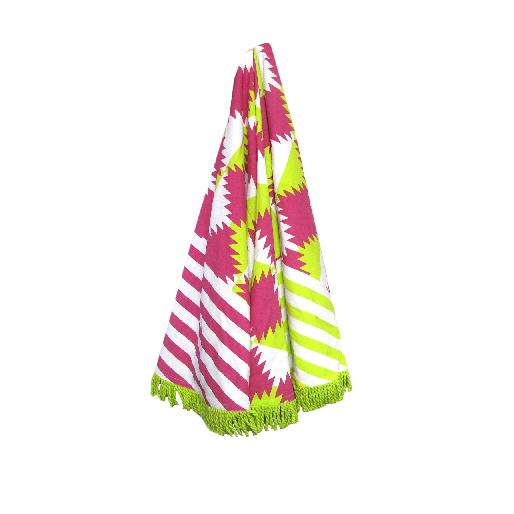 V442-IDC-TOWEL-TURKISHARCTIC-PINK-RD-78517-00 J.Elliot Home Arctic Round Cotton Turkish Towel Pink - Image 1