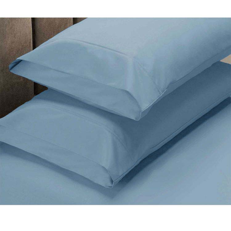 V442-INT-FITTEDSS-225TCBASICS-SKY-KI-141934-00 Apartmento 225TC Fitted Sheet Set King Sky plus 2 Pillowcases - Image 1