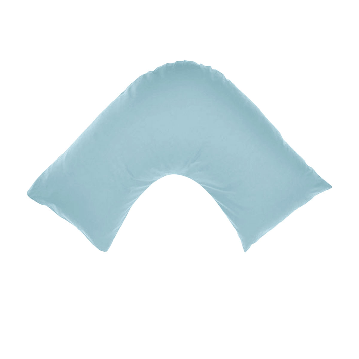 V442-INT-PILLOWC-300TC-DENIM-TR-141526-00 Algodon 300TC Cotton V Shape Pillowcase Denim - Image 1