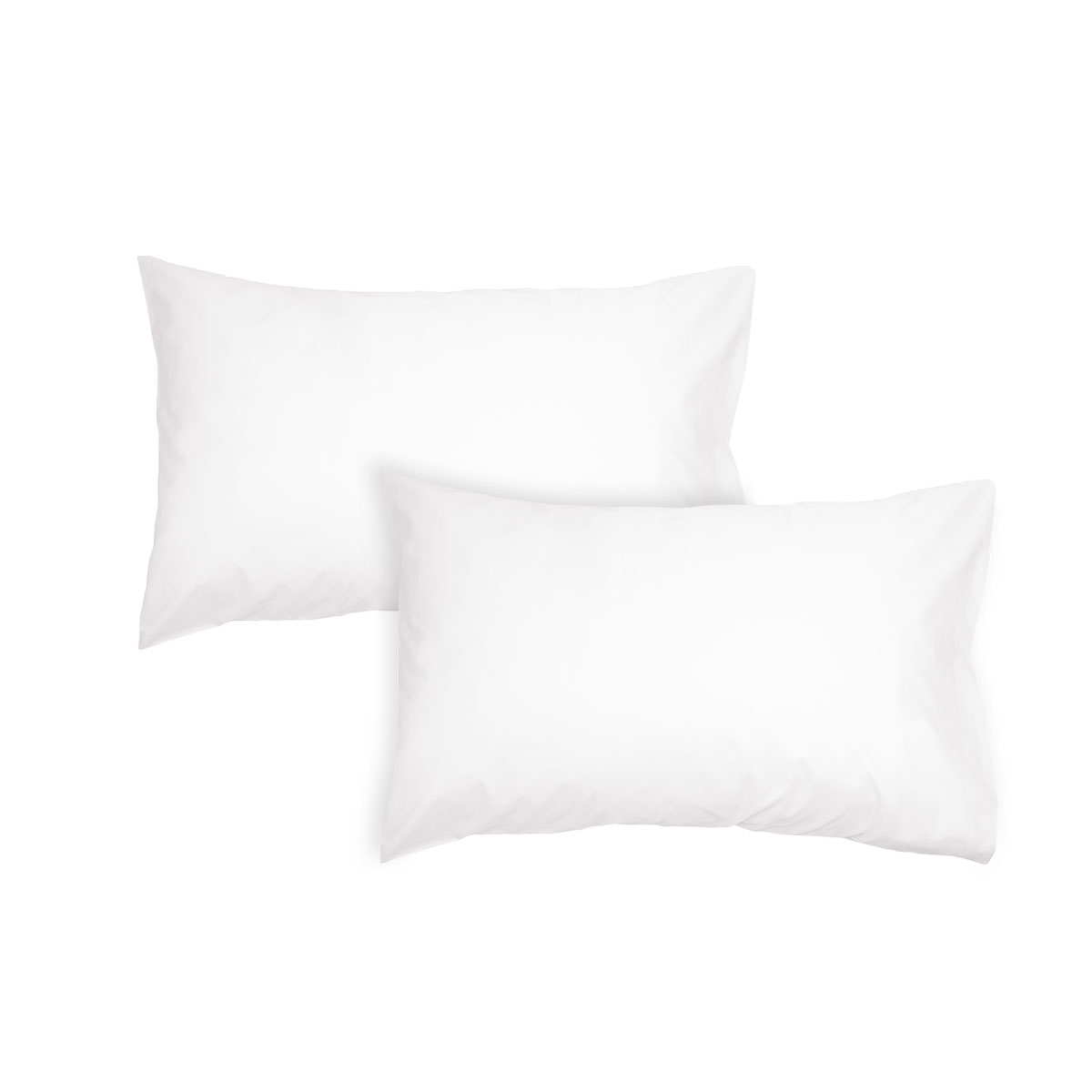 V442-INT-PILLOWC-300TCPAIR-WHITE-ST-202885-00 Algodon Pair of 300TC Cotton Standard Pillowcases White - Image 1