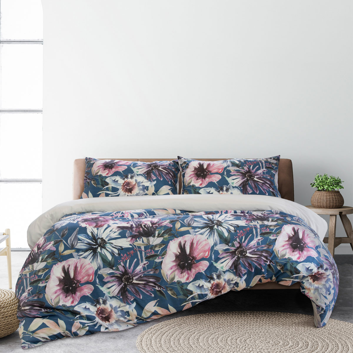 V442-INT-QUILTCS-JENNA-MULTI-KI-141892-00 Ardor Jenna Printed Quilt Cover Set King - Image 1