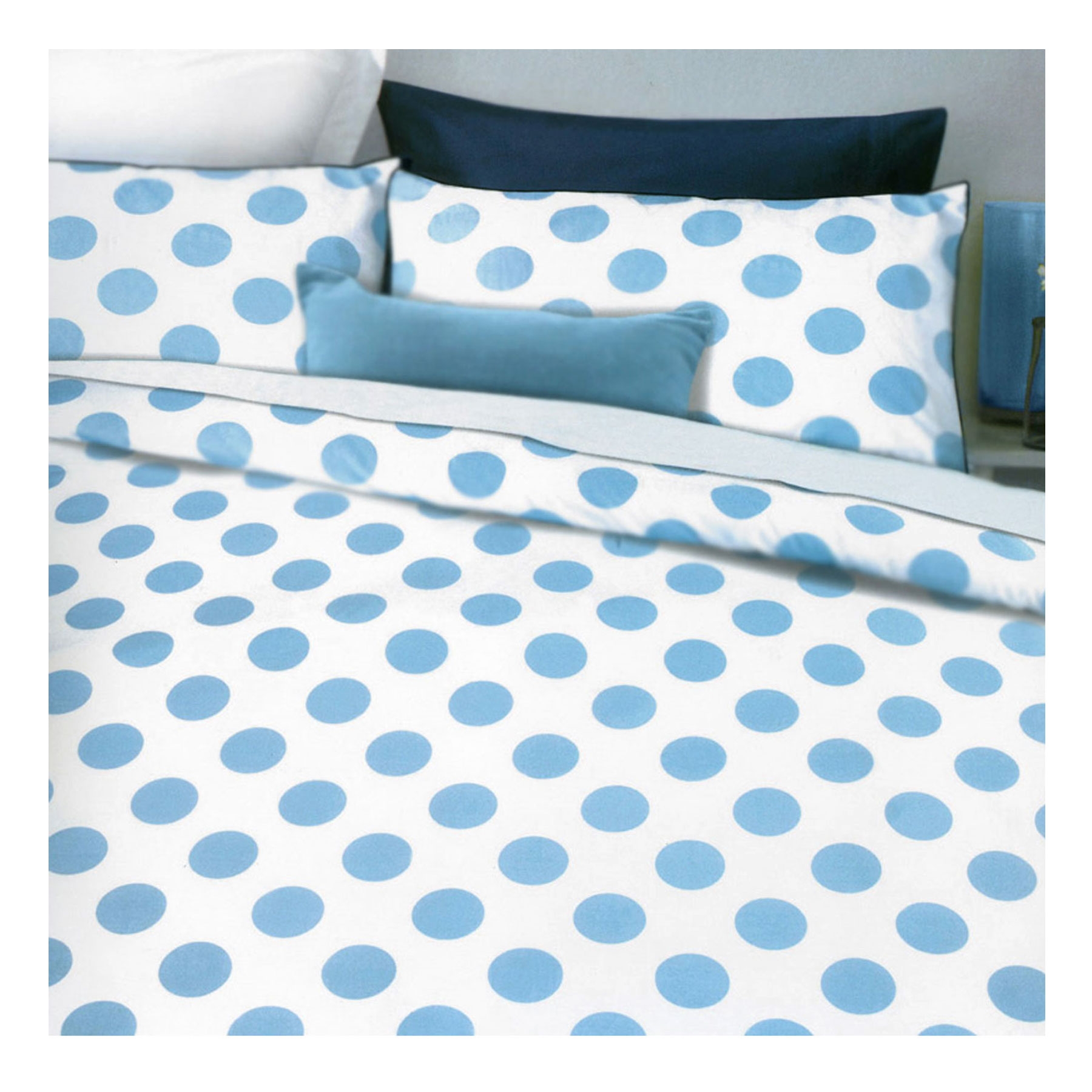 V442-INT-QUILTCS-SPOT-BLUE-KI-143741-00 Apartmento Spot Blue Quilt Cover Set King - Image 1