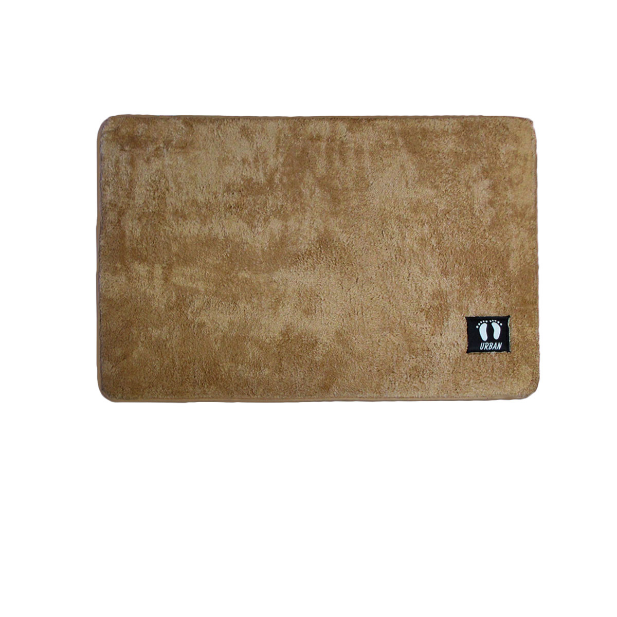 V442-JTC-BATHM-ASHA-BROWN-QS-145764-00 Asha Anti Slip Polyester Bath Mat 50 x 80 cm Brown - Image 1