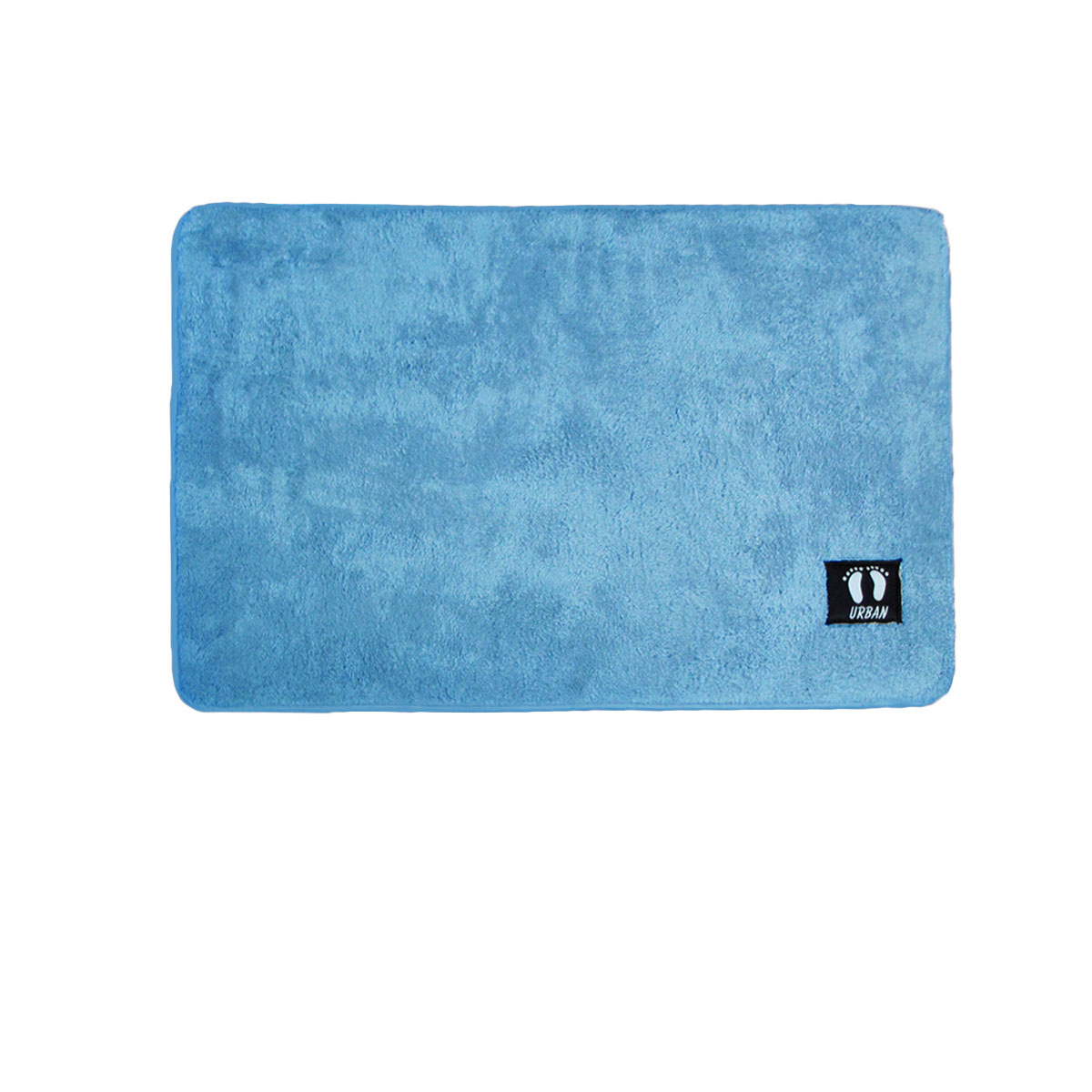 V442-JTC-BATHM-ASHA-FROSTBLUE-QS-206156-00 Asha Anti Slip Polyester Bath Mat 50 x 80 cm Frost Blue - Image 1