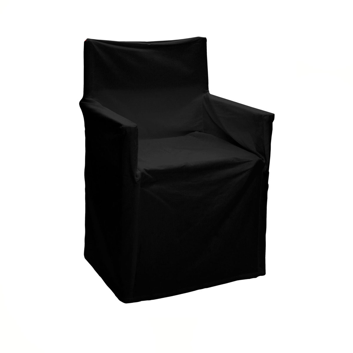 V442-RAN-COUCHC-DIRECTORPLAIN-BLACK-SH-77590-00 Rans Alfresco 100% Cotton Director Chair Cover - Plain Black - Image 1