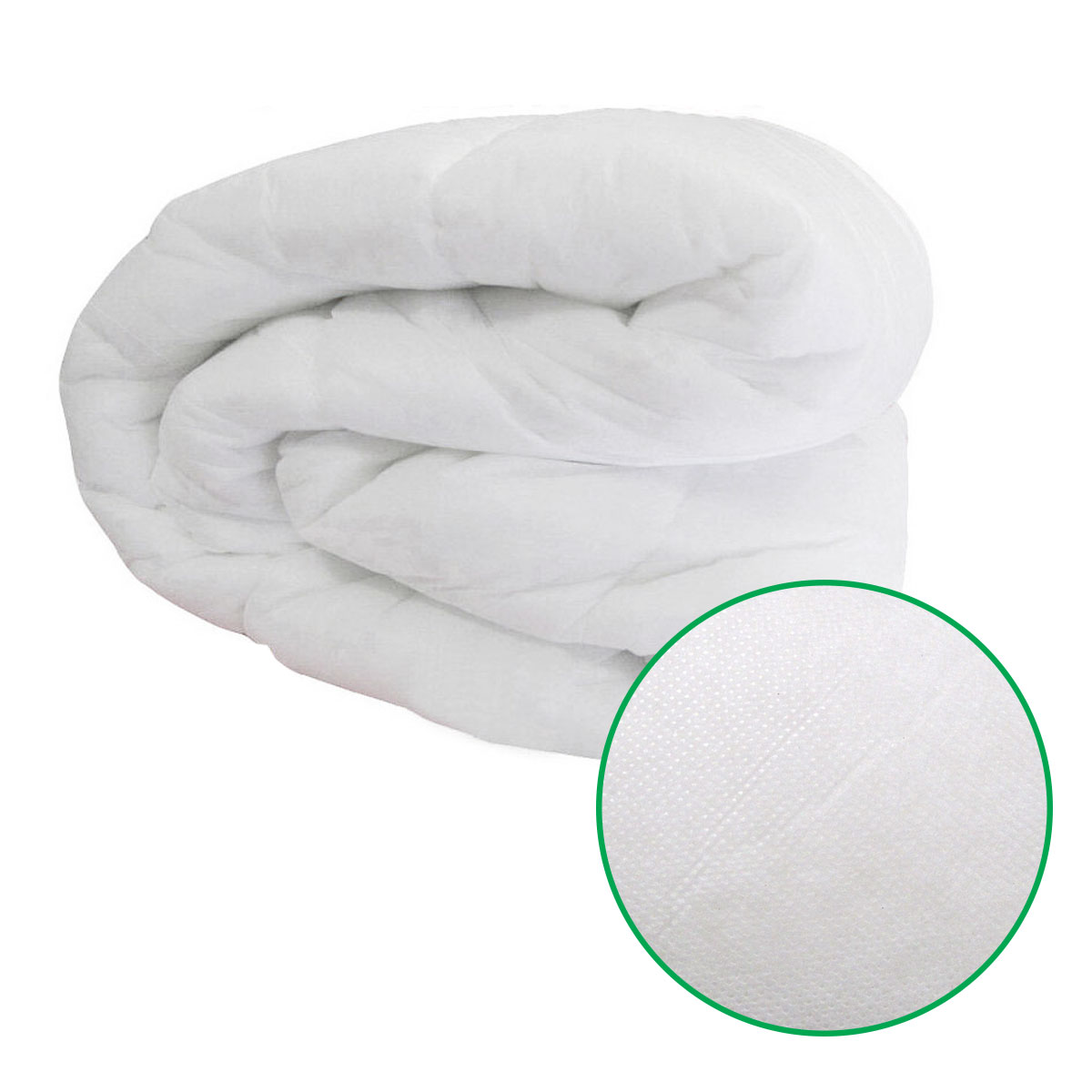 V442-STR-QUILT-250GSMSUMMER-WHITE-DS-209128-00 250GSM Australian Made Summer Quilt Double - Image 1