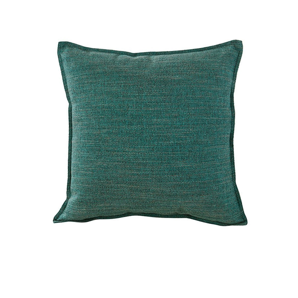 V442-WAM-CUSHION-LINENLOOK-TEAL-SQ-204742-00 Jason Linen Look Square Filled Cushion 44 x 44 + 1 cm Teal - Image 1