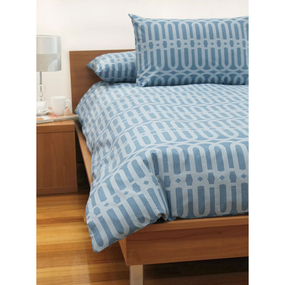 V442-WAM-QUILTCS-LINX-DENIM-KI-204697-00 Jason Linx Denim Quilt Cover Set King - Image 1