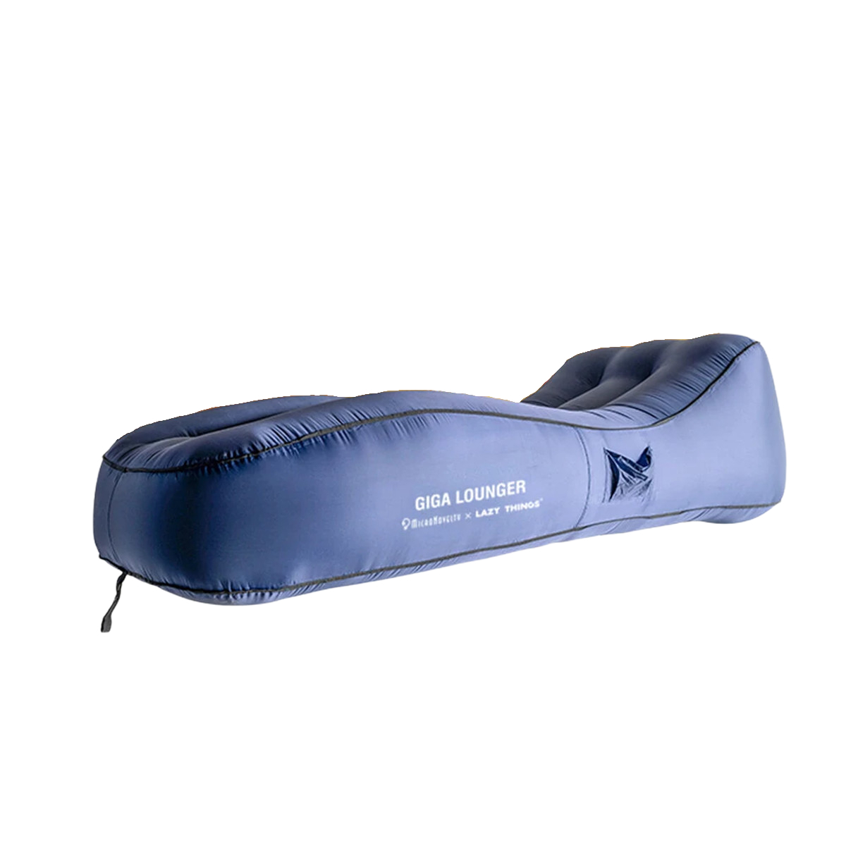 V445-C470439-98069-00 Giga Lounger Lazy Camping Air Bag Sofa Bed for Beach Sleeping Navy blue - Image 1