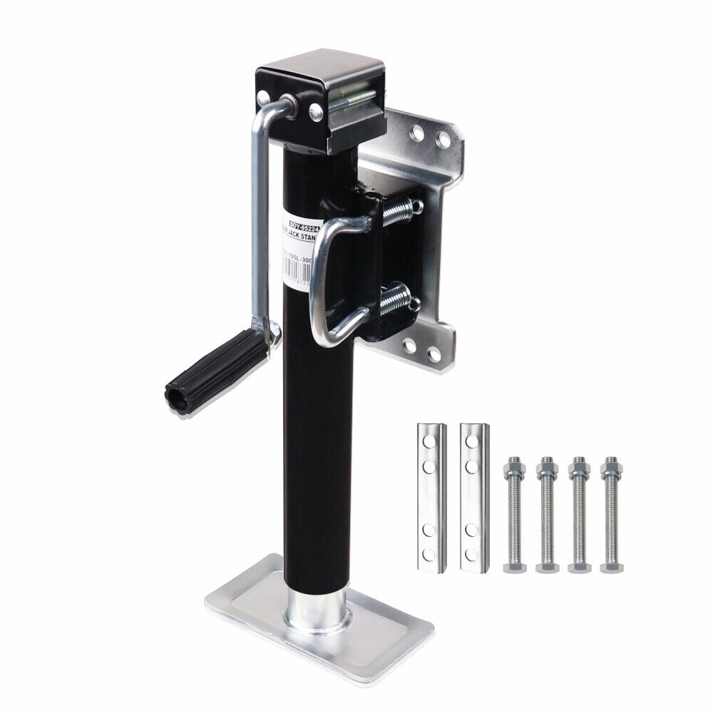 V465-95224-139188-00 Trailer Caravan Canopy Jack Leg Stand Heavy Duty 2267KG/5000lbs Side Handle - Image 1
